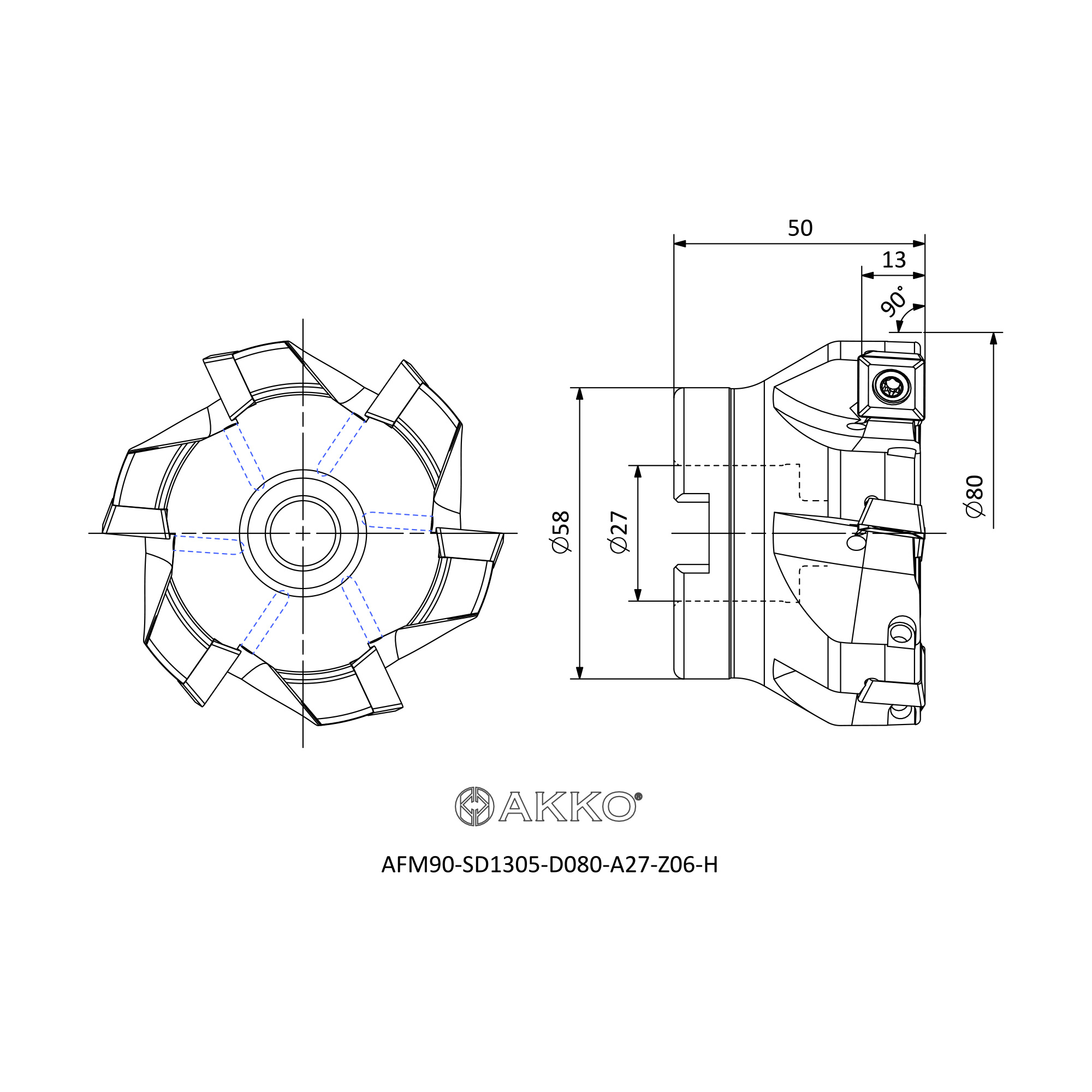 AKKO AFM90-SD1305-D080-A27-Z06-H — фото 3