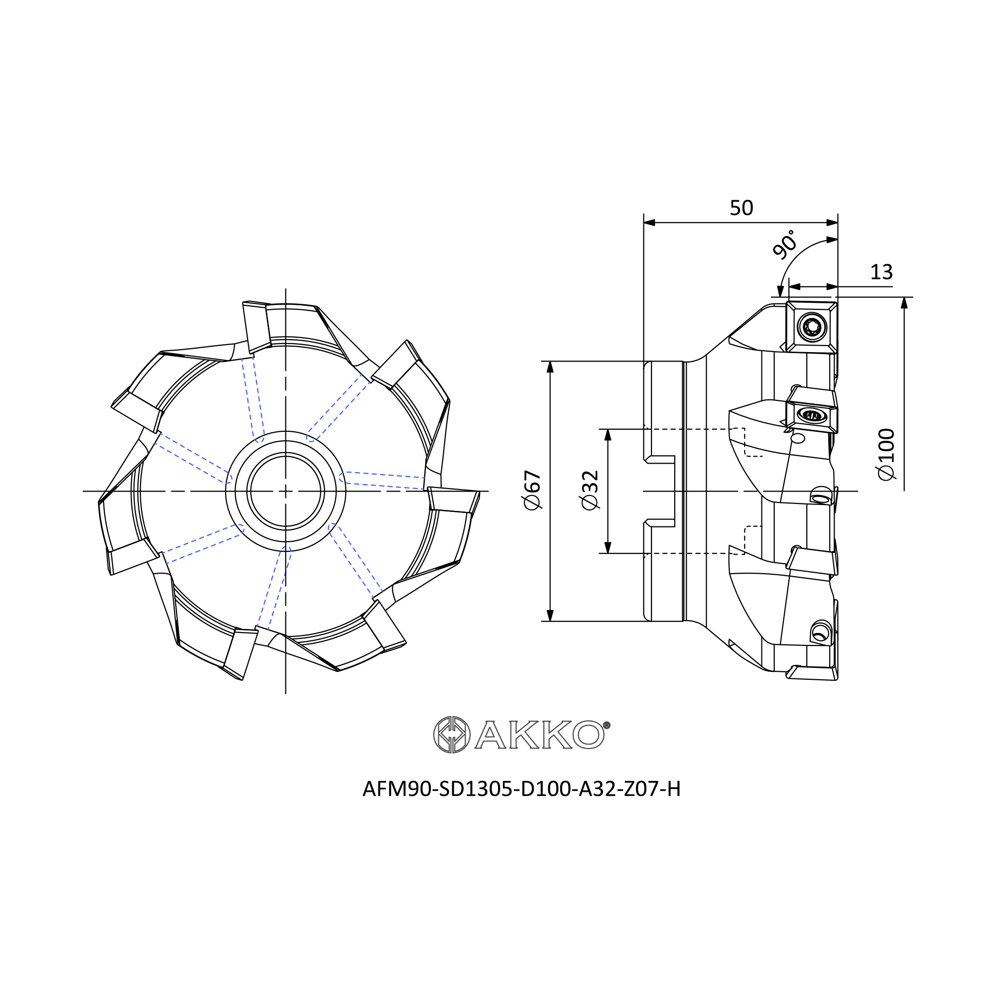 AKKO AFM90-SD1305-D100-A32-Z07-H — фото 3