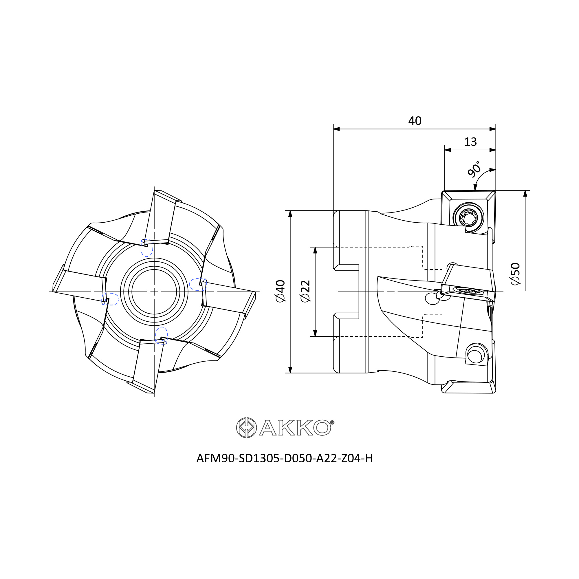 AKKO AFM90-SD1305-D050-A22-Z04-H — фото 3