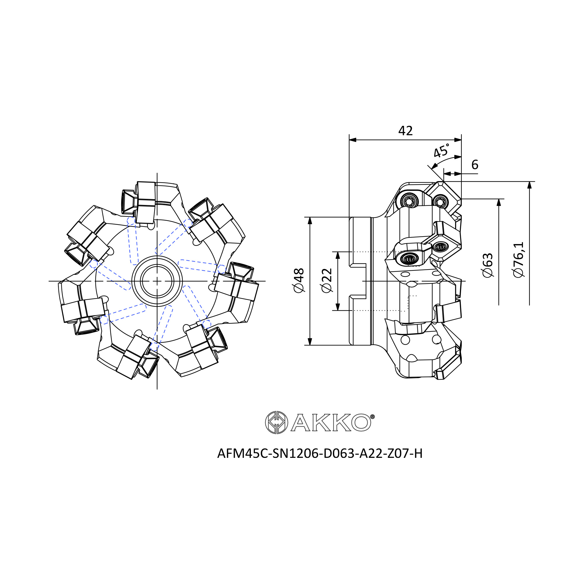 AKKO AFM45C-SN1206-D063-A22-Z07-H — фото 3