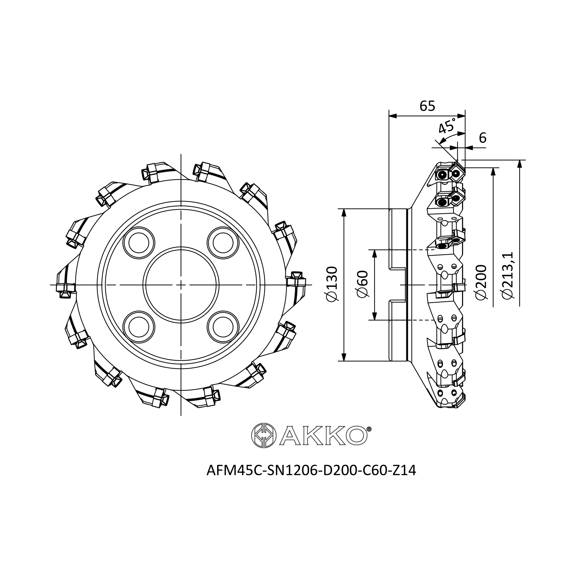 AKKO AFM45C-SN1206-D200-C60-Z14 — фото 3