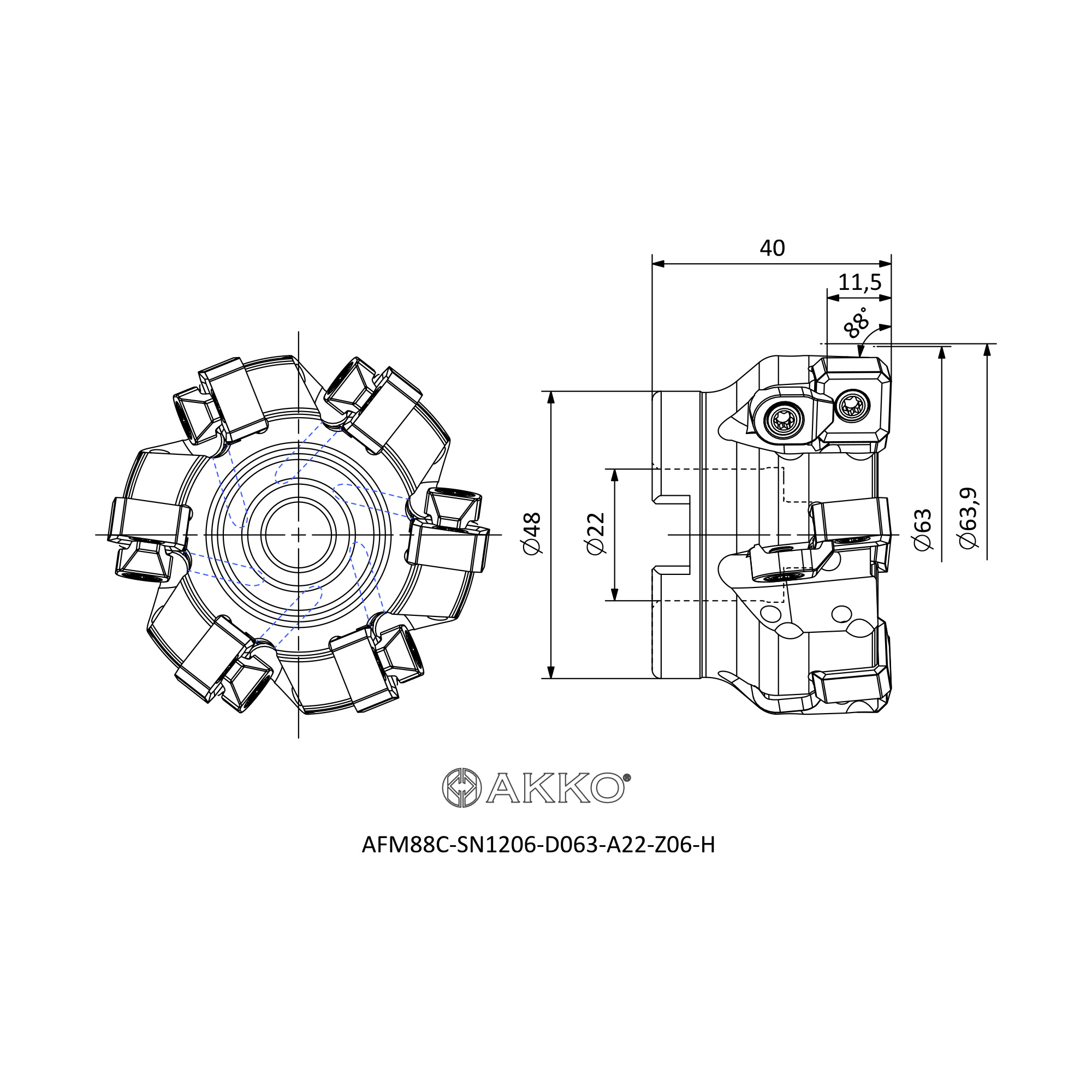 AKKO AFM88C-SN1206-D063-A22-Z06-H — фото 3