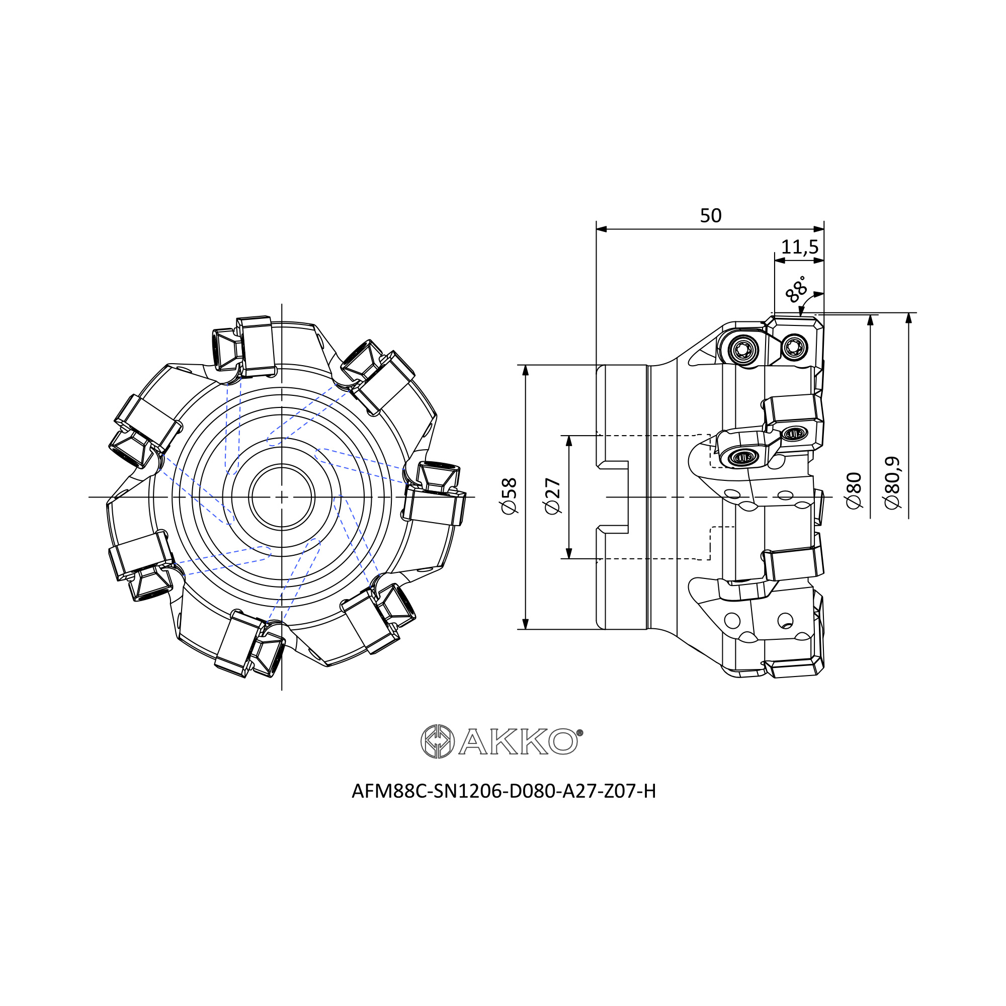 AKKO AFM88C-SN1206-D080-A27-Z07-H — фото 3