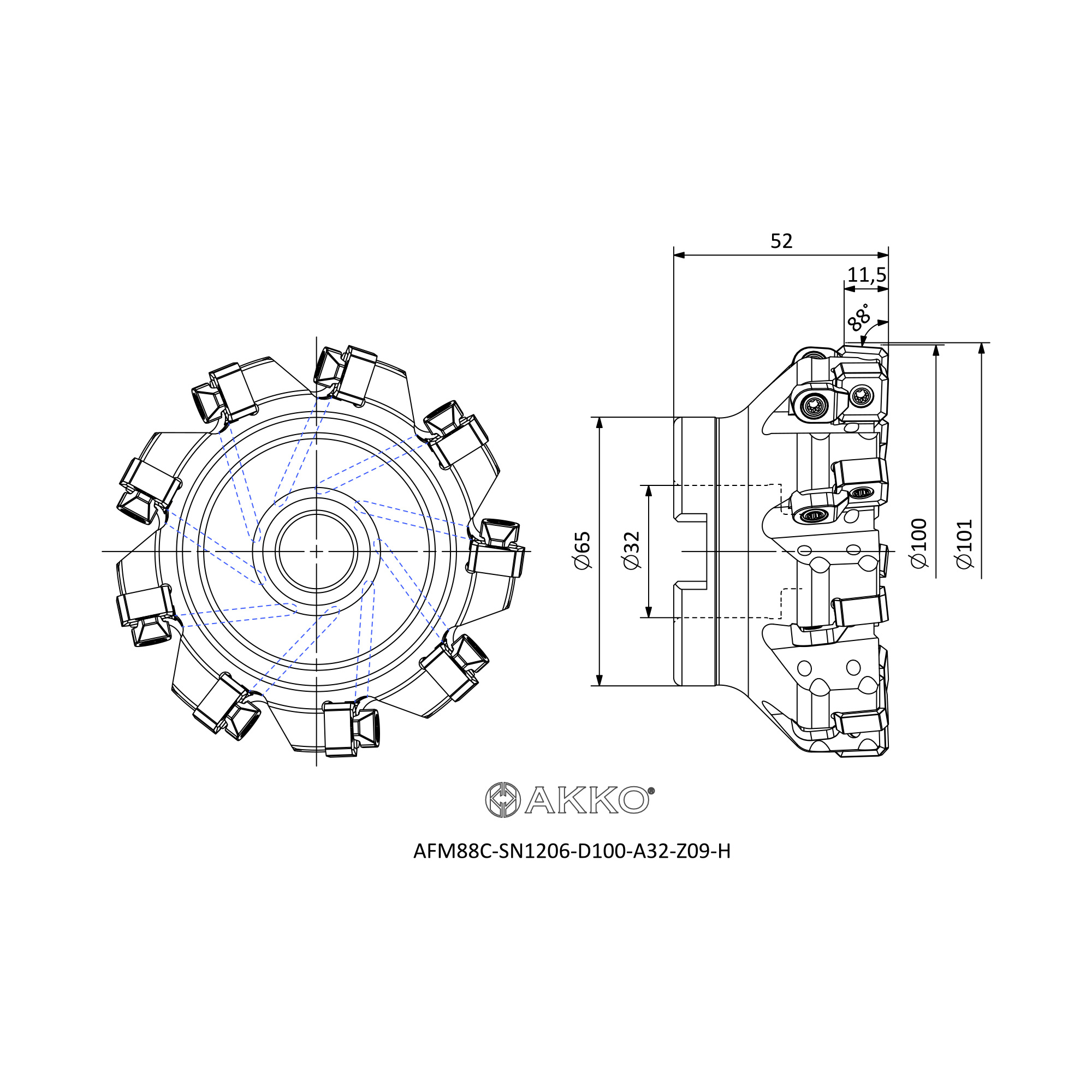 AKKO AFM88C-SN1206-D100-A32-Z09-H — фото 3