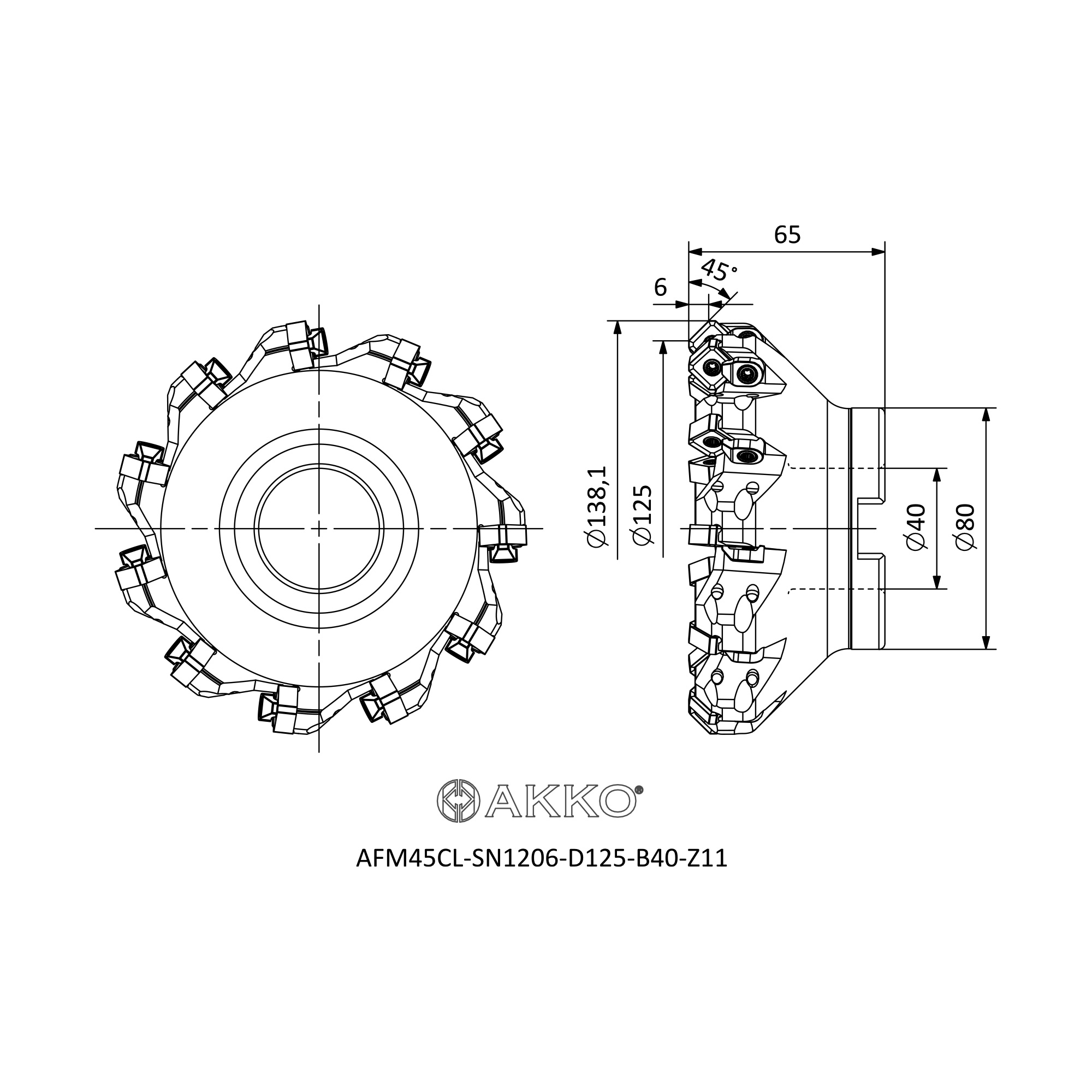 AKKO AFM45CL-SN1206-D125-B40-Z11 — фото 3