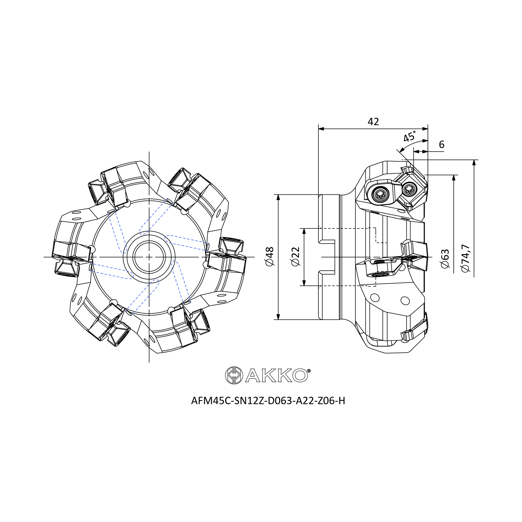 AKKO AFM45C-SN12Z-D063-A22-Z06-H — фото 3