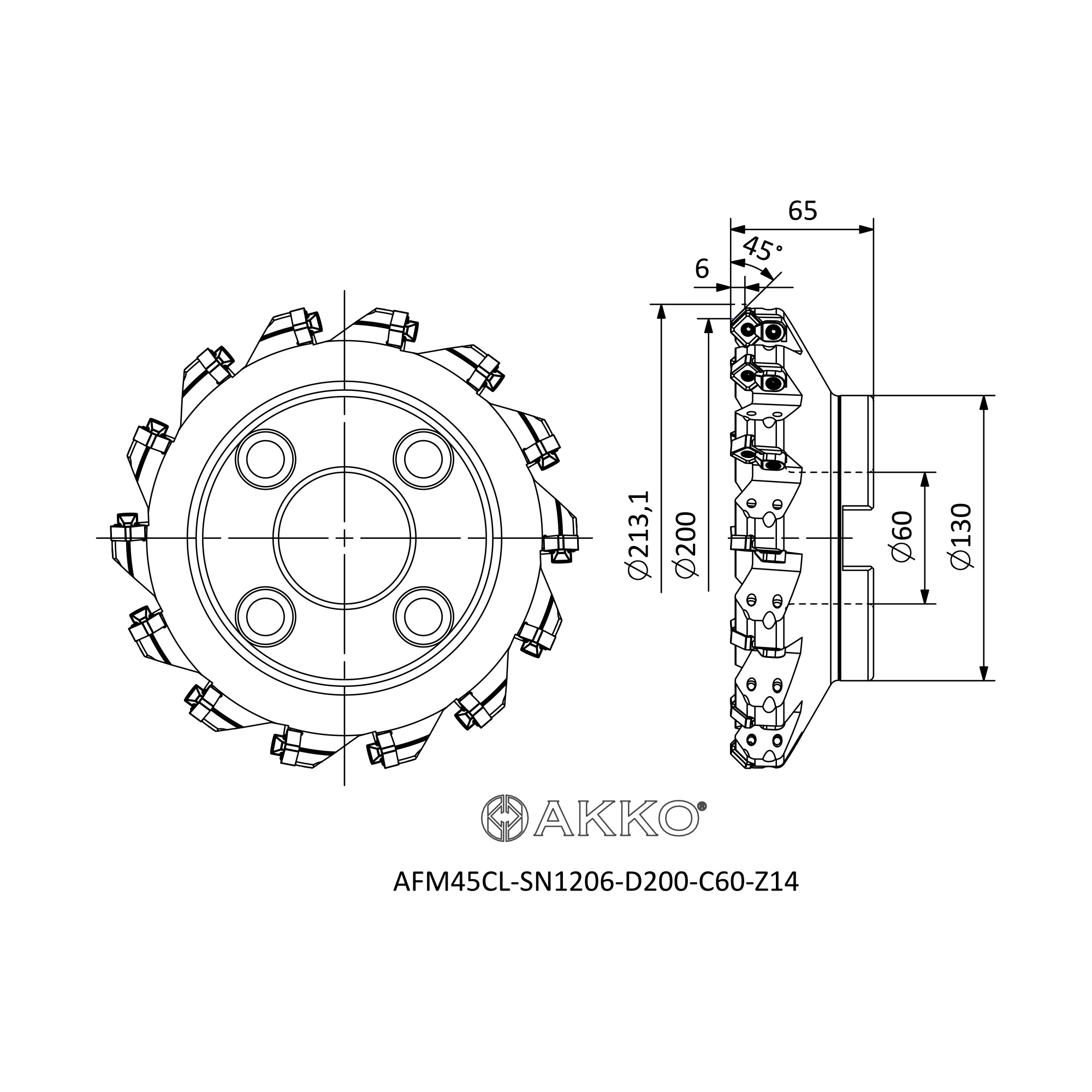 AKKO AFM45CL-SN1206-D200-C60-Z14 — фото 3