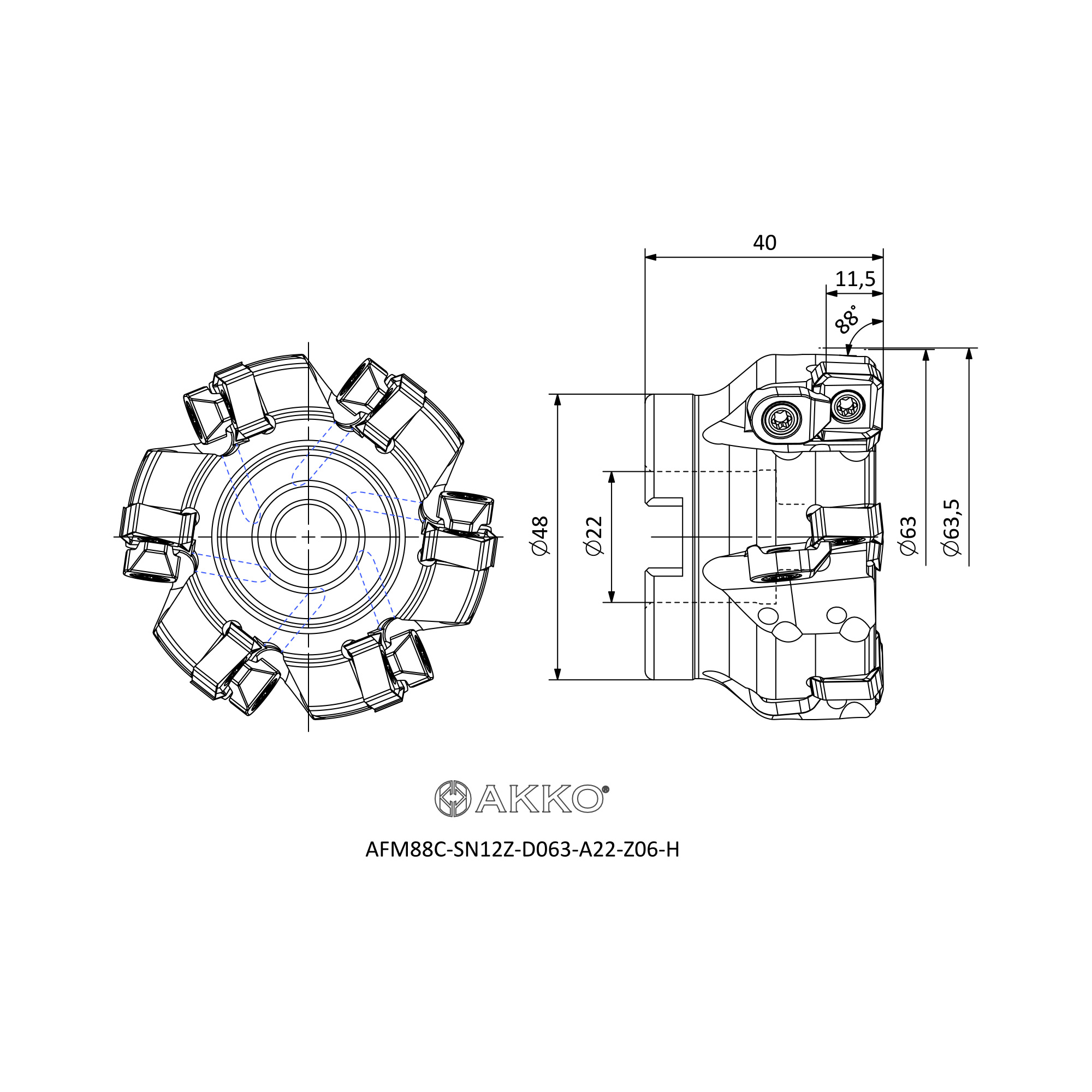 AKKO AFM88C-SN12Z-D063-A22-Z06-H — фото 3