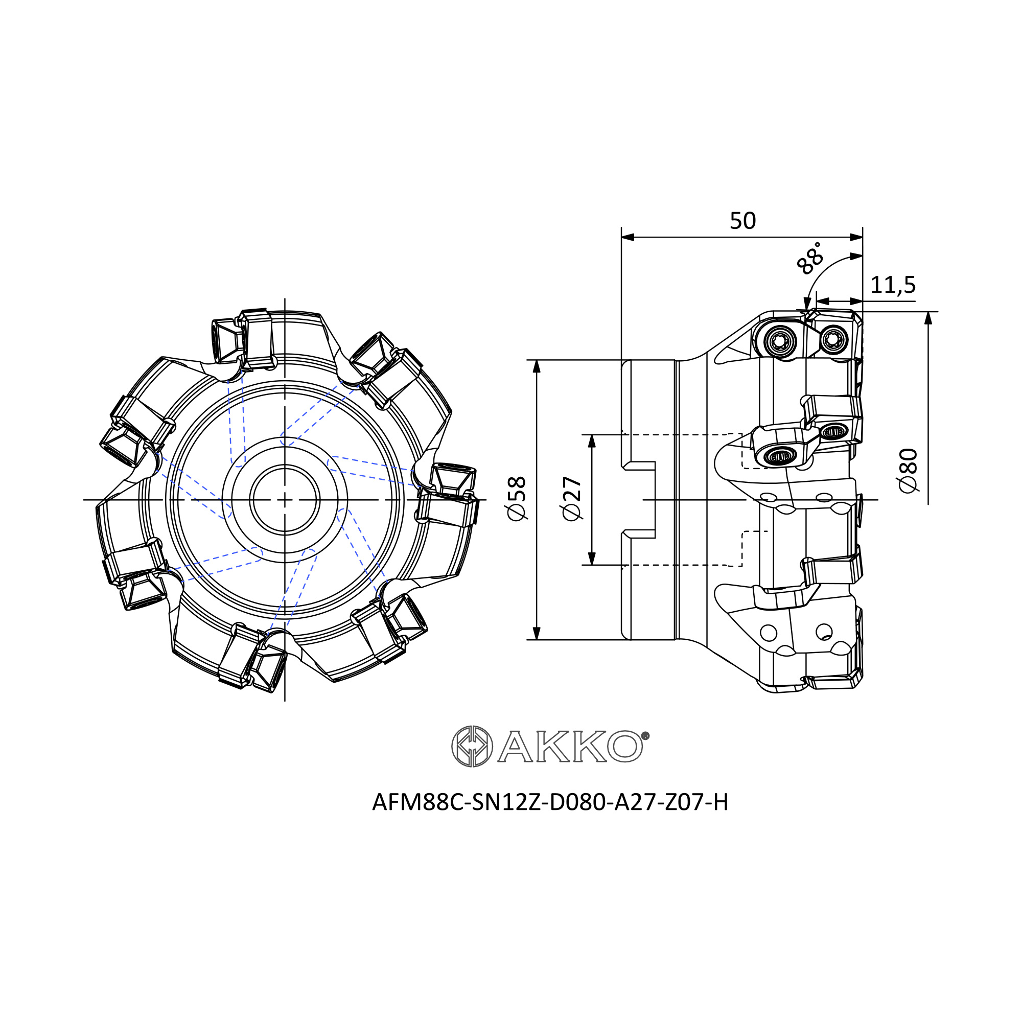 AKKO AFM88C-SN12Z-D080-A27-Z07-H — фото 3