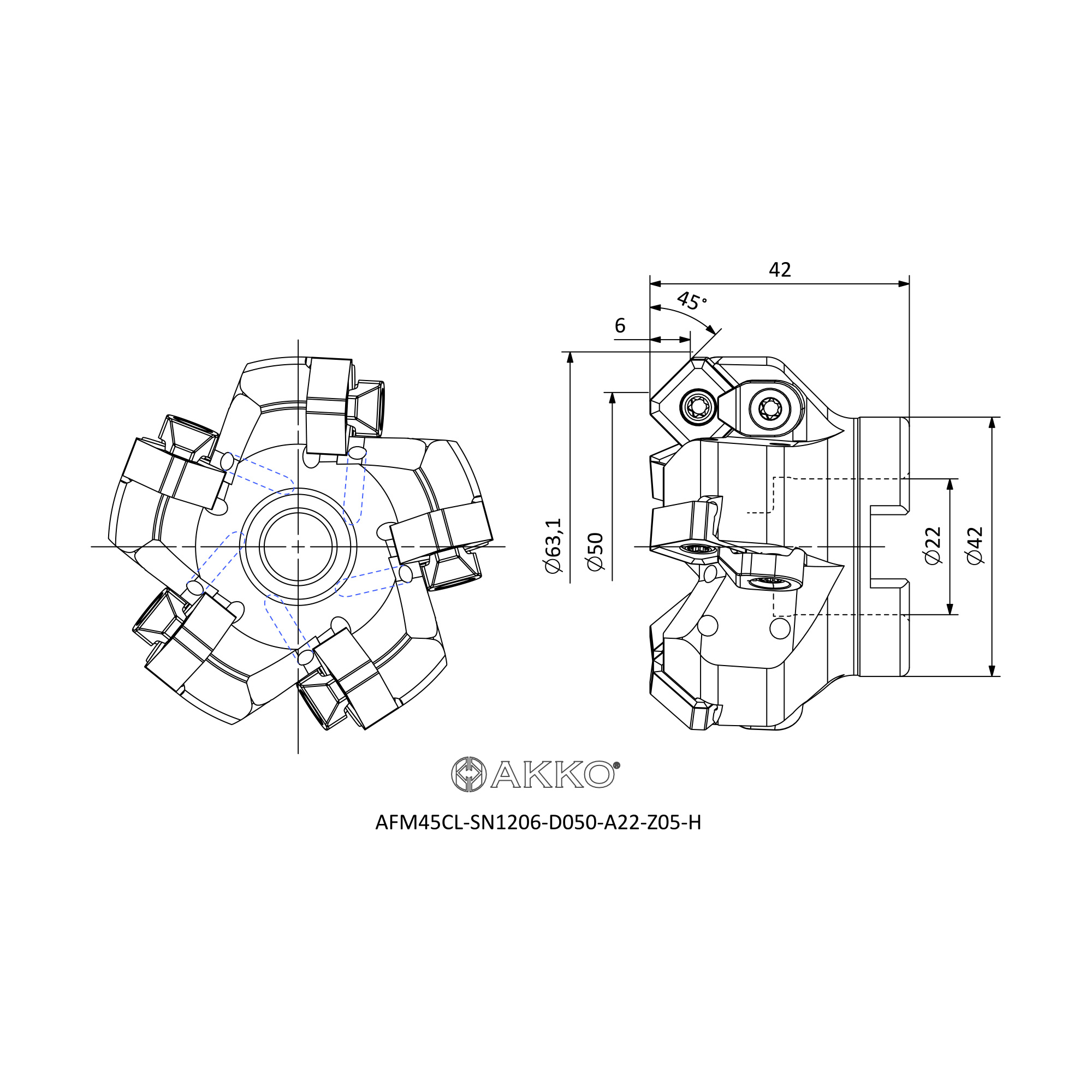 AKKO AFM45CL-SN1206-D050-A22-Z05-H — фото 3
