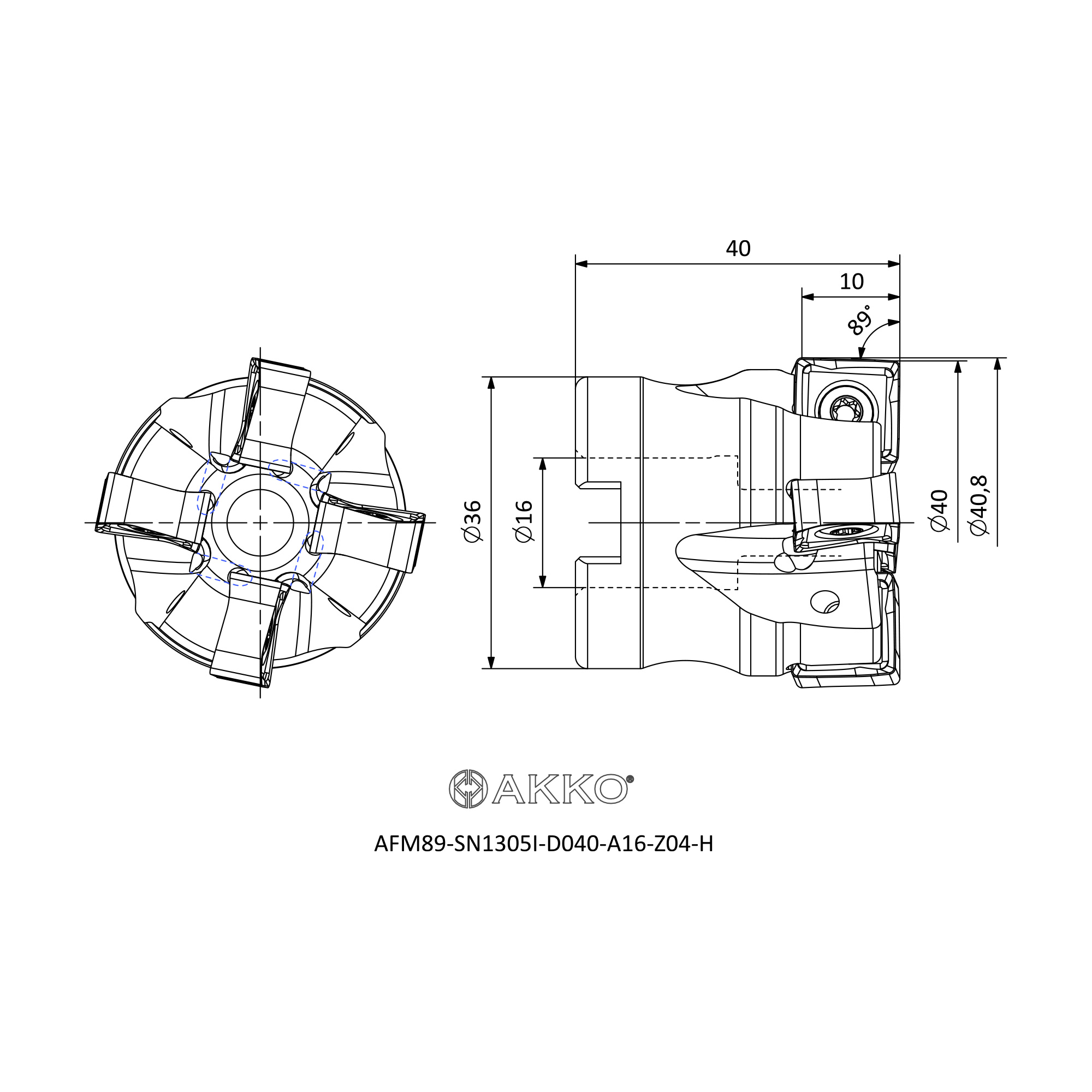 AKKO AFM89-SN1305I-D040-A16-Z04-H — фото 3