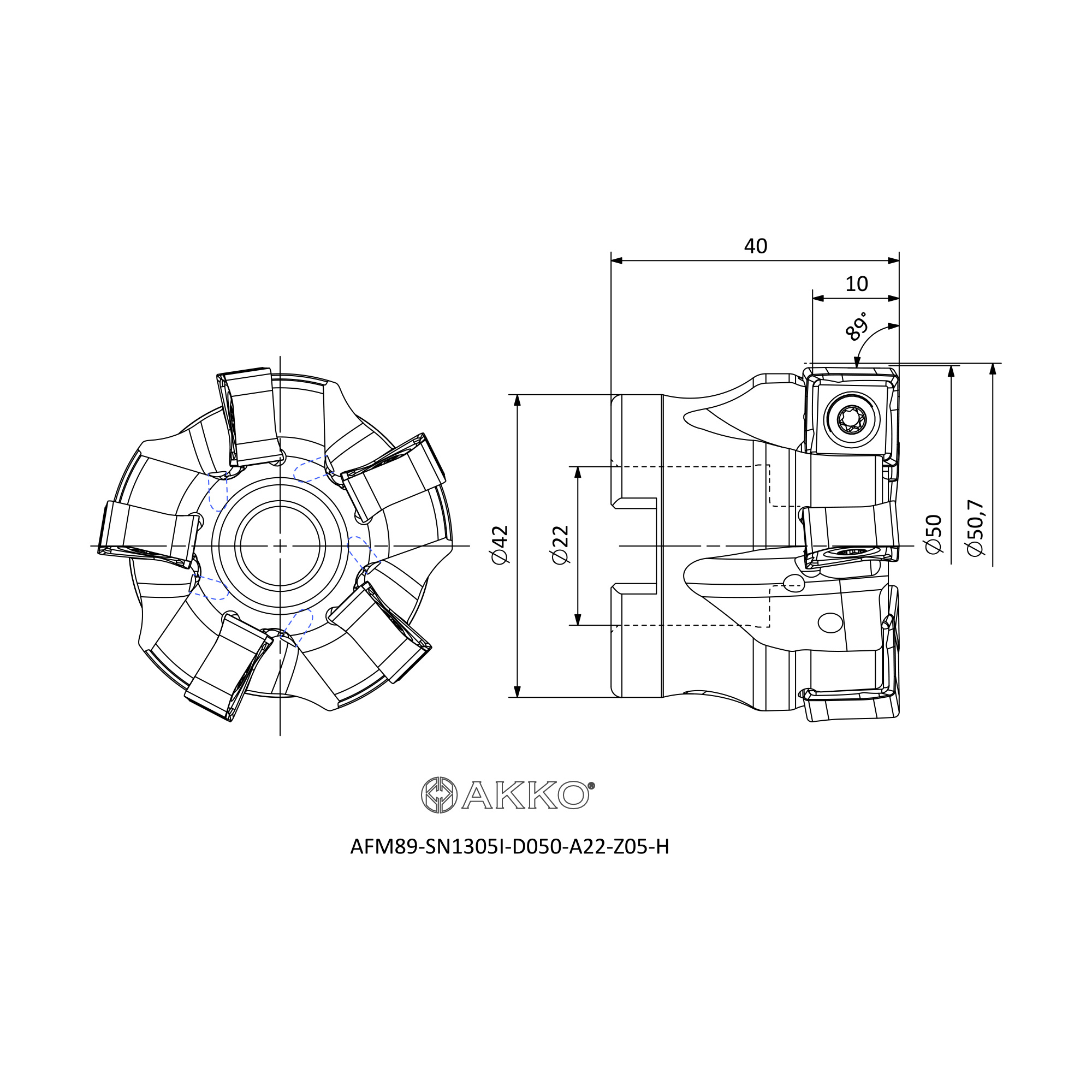 AKKO AFM89-SN1305I-D050-A22-Z05-H — фото 3