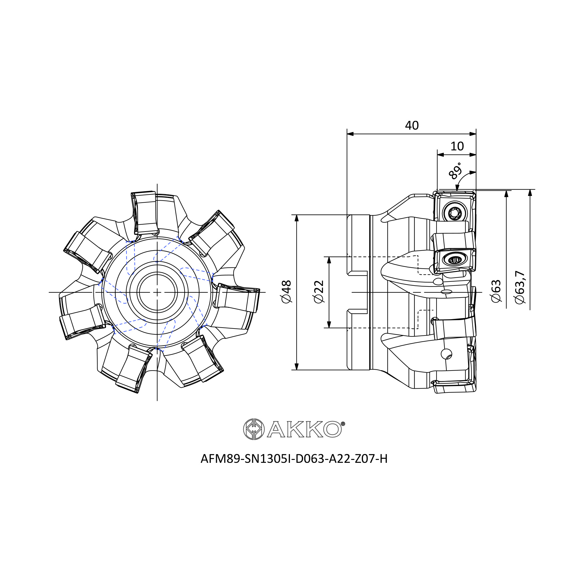 AKKO AFM89-SN1305I-D063-A22-Z07-H — фото 3