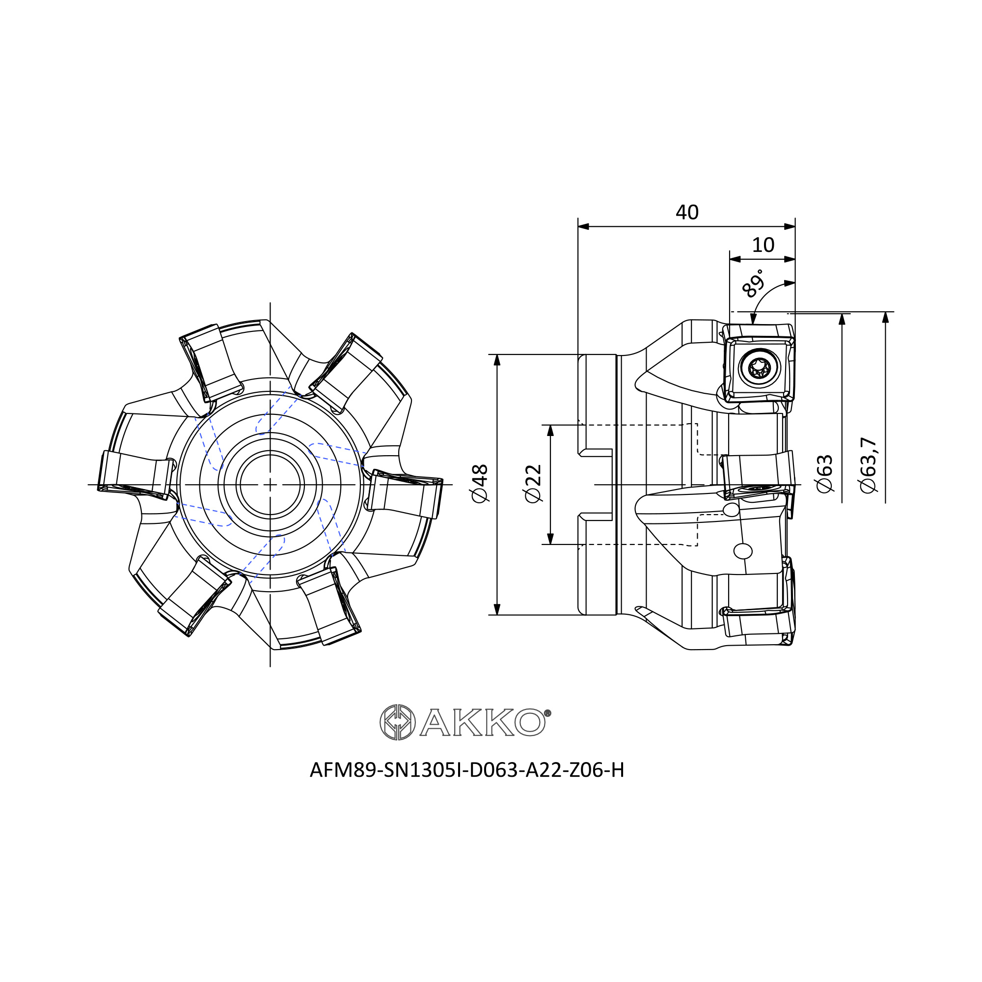 AKKO AFM89-SN1305I-D063-A22-Z06-H — фото 3