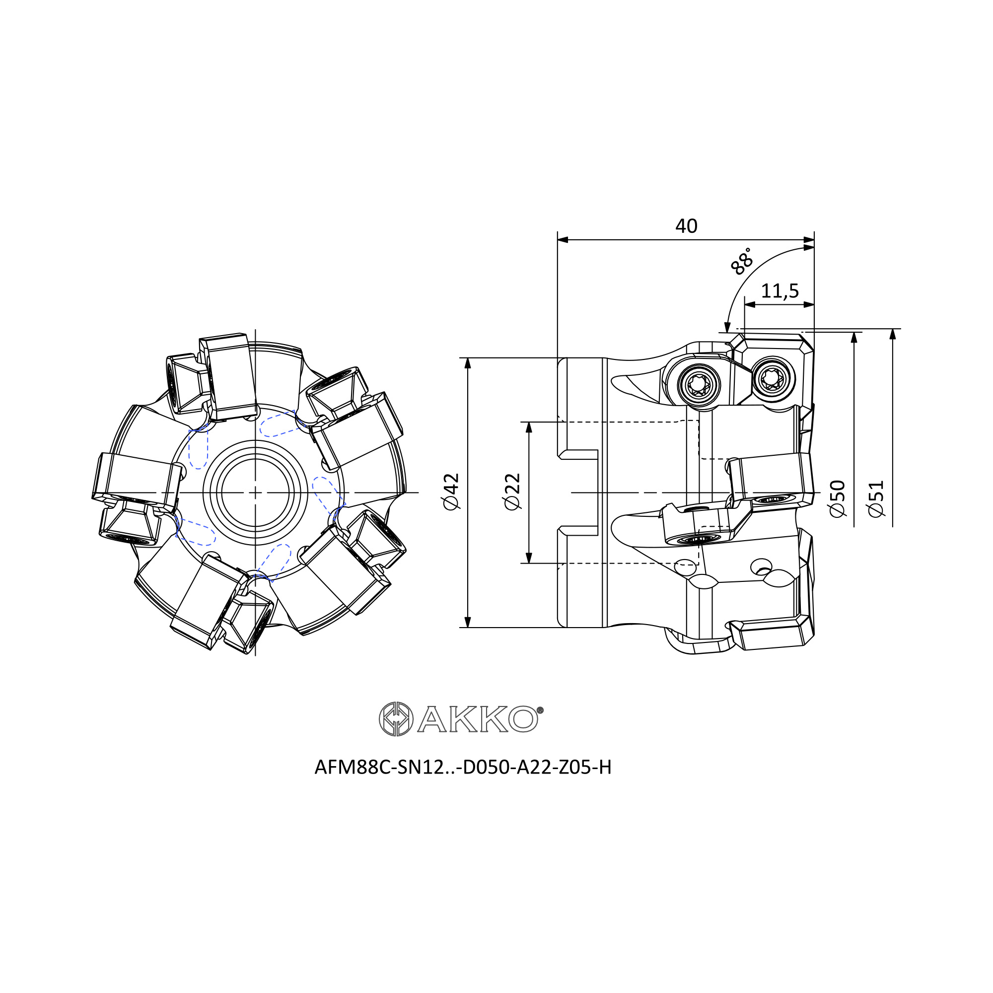 AKKO AFM88C-SN12..-D050-A22-Z05-H — фото 3