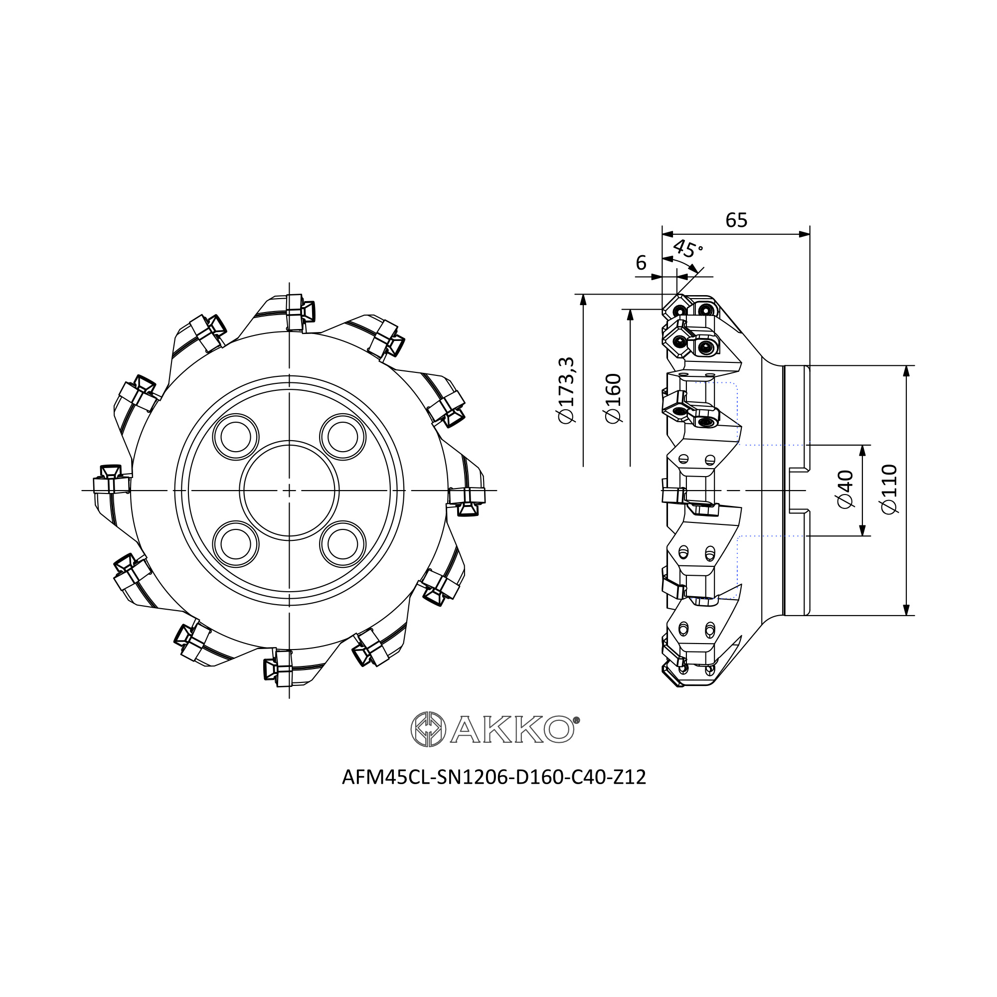 AKKO AFM45CL-SN1206-D160-C40-Z12 — фото 3