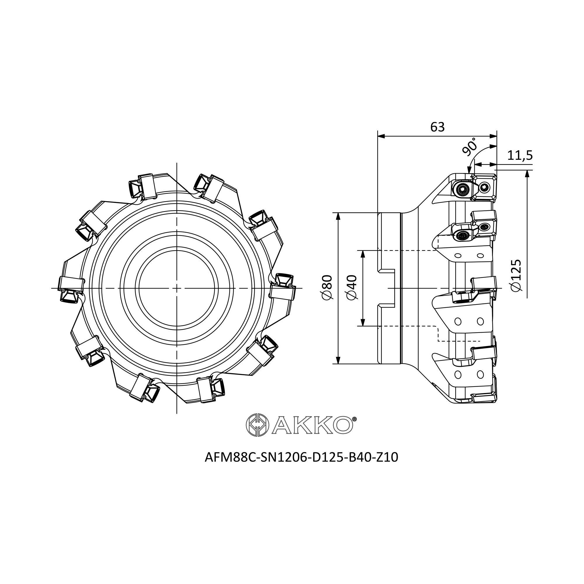 AKKO AFM88C-SN1206-D125-B40-Z10 — фото 3