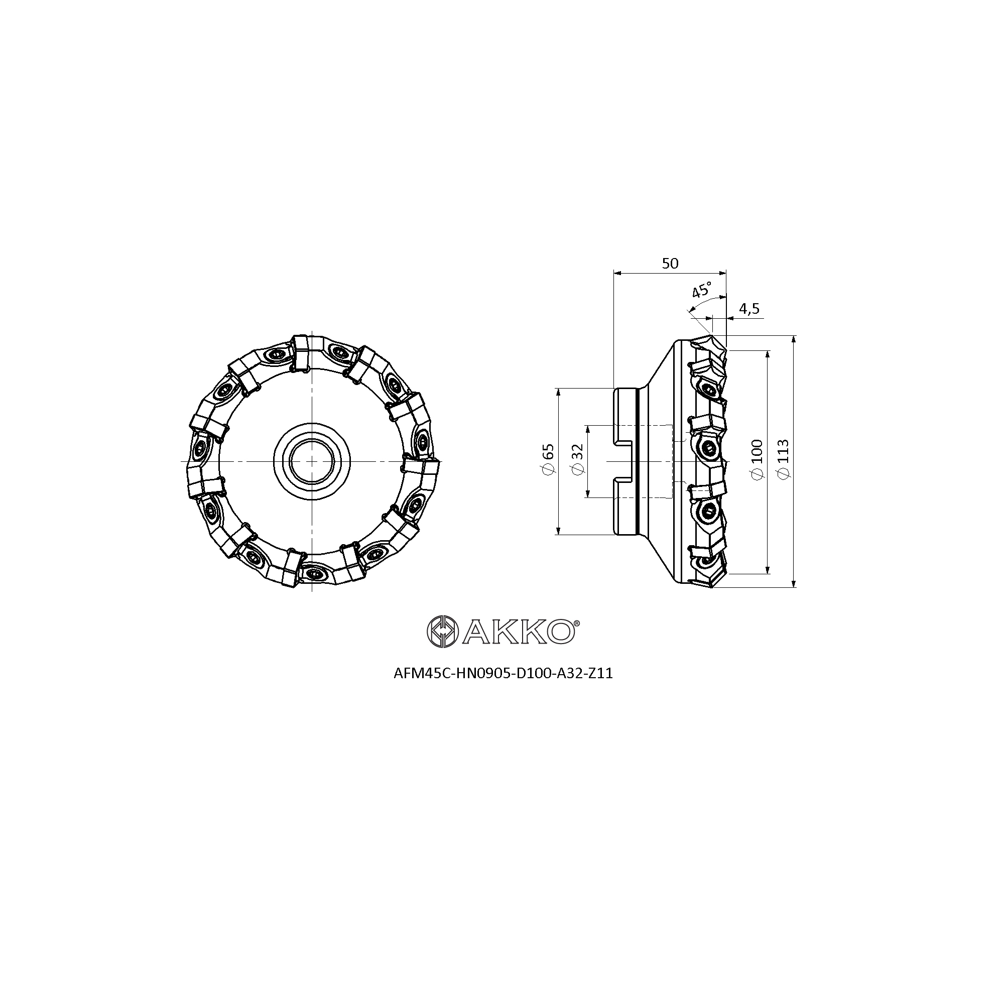 AKKO AFM45C-HN0905-D100-A32-Z11 — фото 3