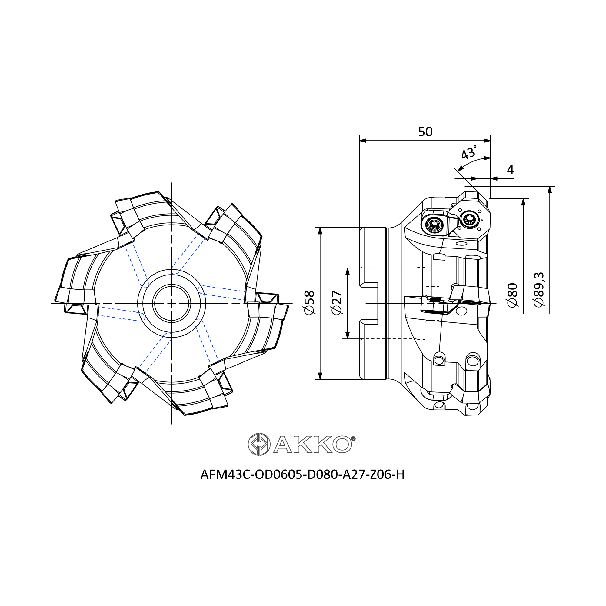 AKKO AFM43C-OD0605-D080-A27-Z06-H — фото 3