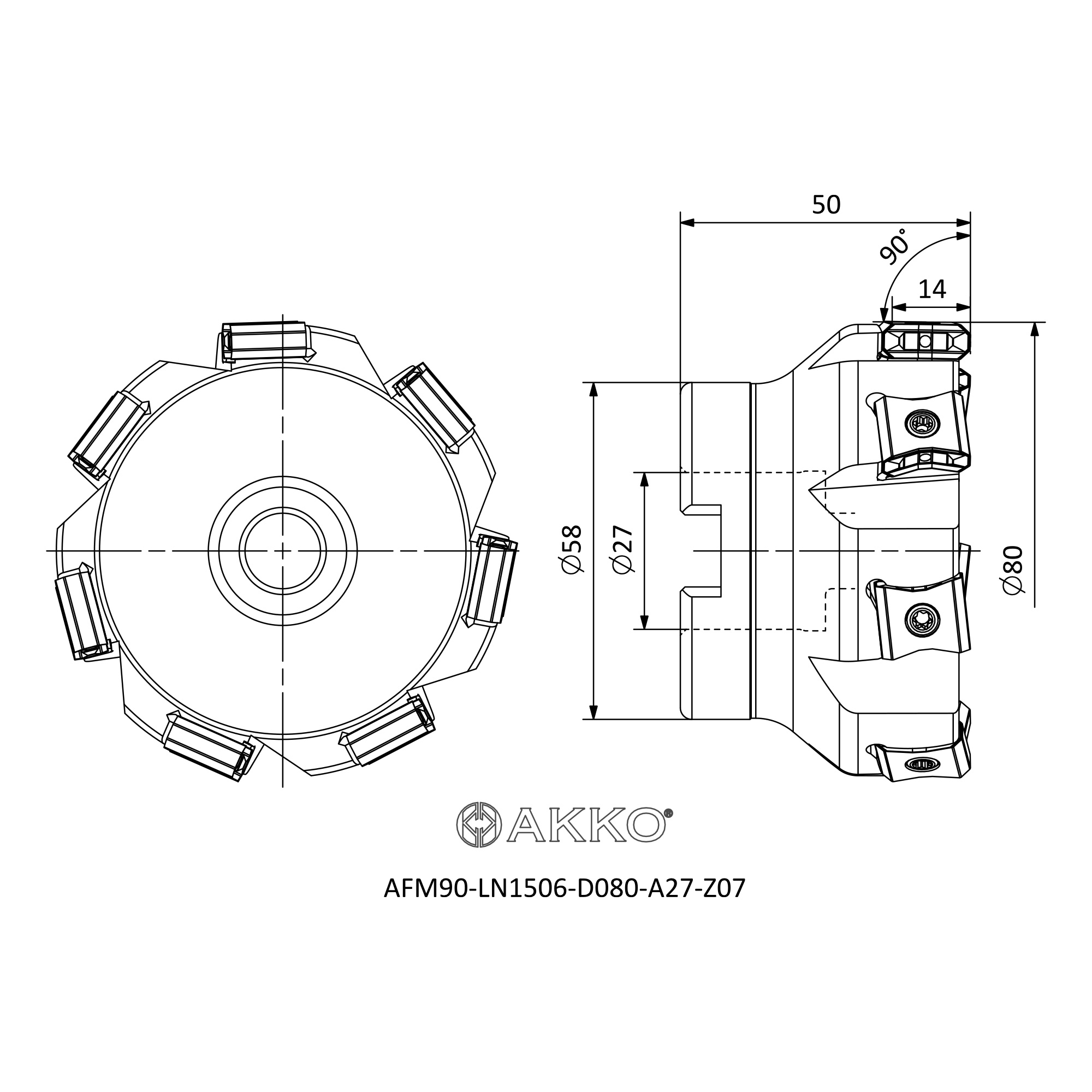 AKKO AFM90-LN1506-D080-A27-Z07 — фото 3