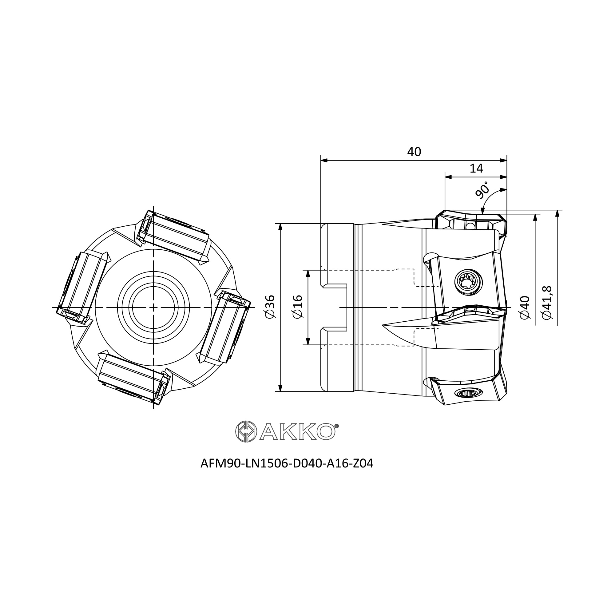 AKKO AFM90-LN1506-D040-A16-Z04 — фото 3
