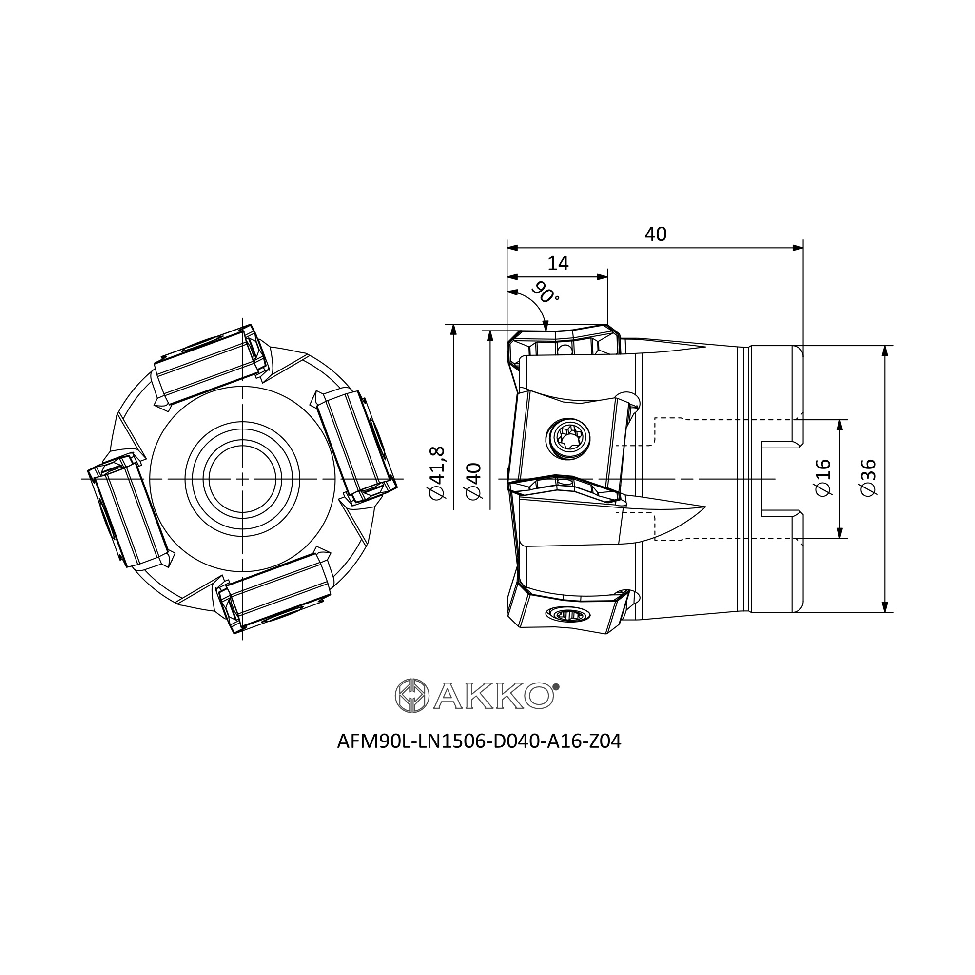 AKKO AFM90L-LN1506-D040-A16-Z04 — фото 3