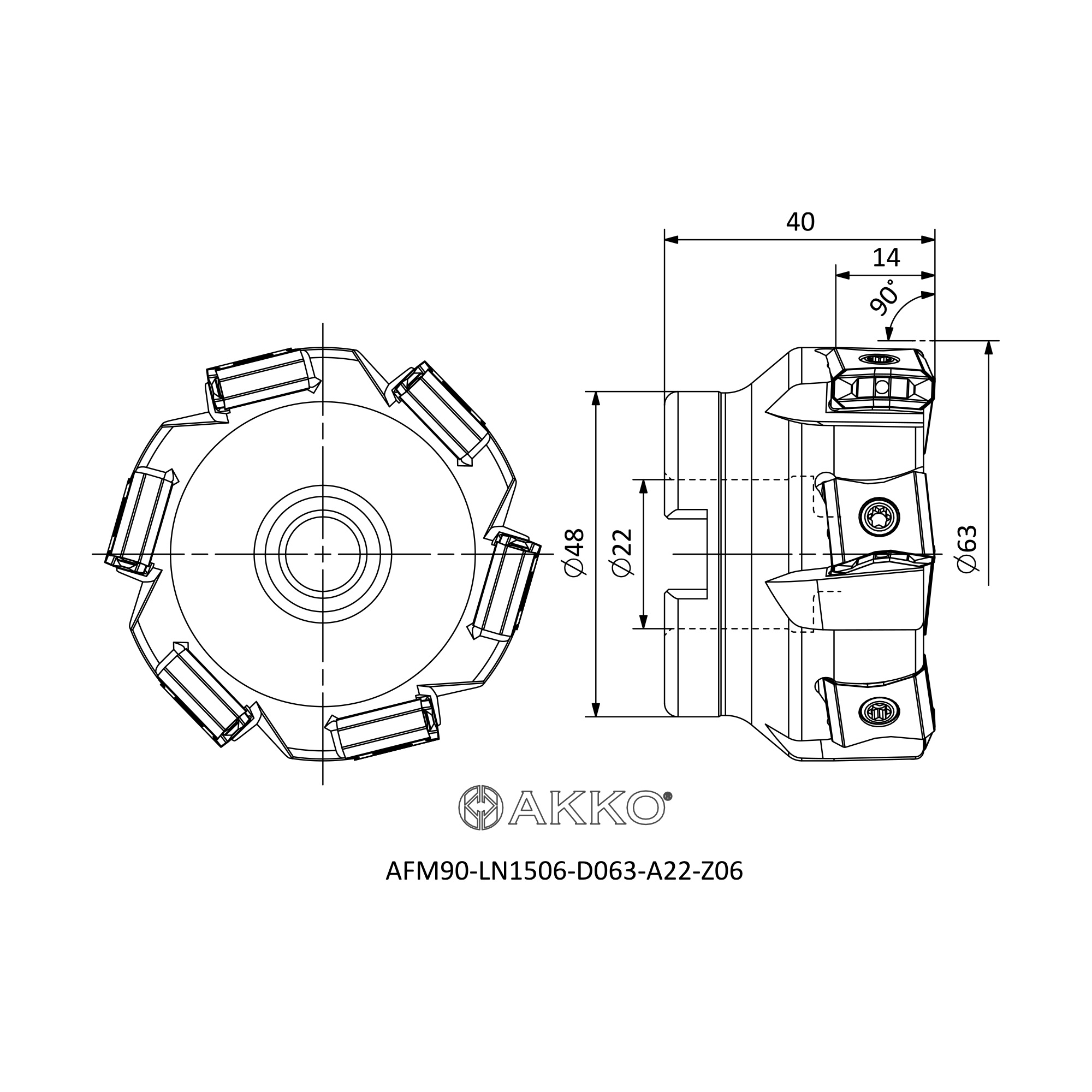 AKKO AFM90-LN1506-D063-A22-Z06 — фото 3