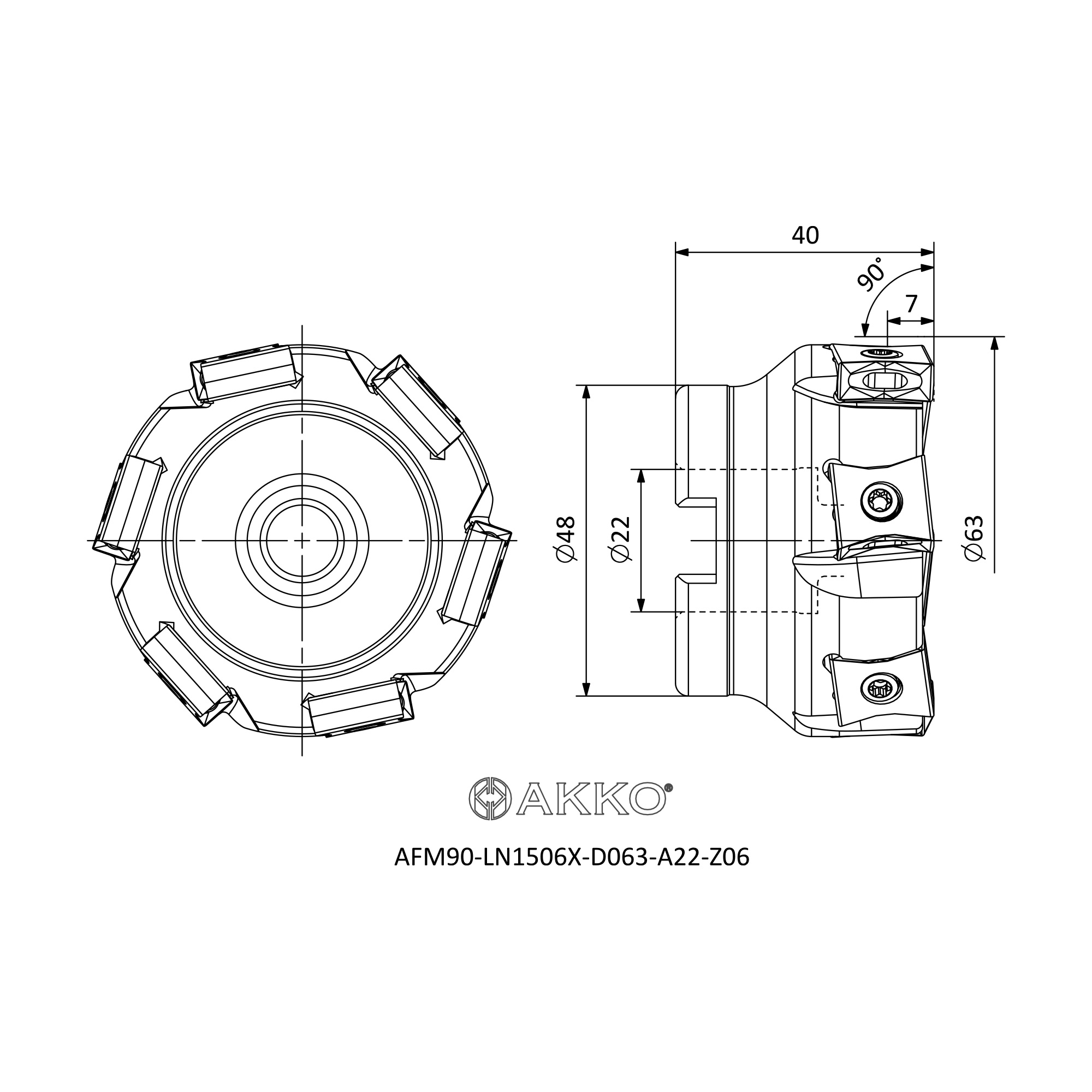AKKO AFM90-LN1506X-D063-A22-Z06 — фото 3