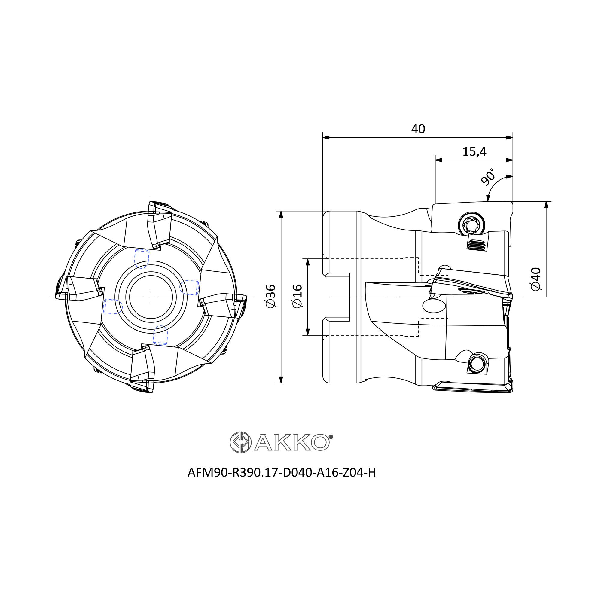 AKKO AFM90-R390.17-D040-A16-Z04-H — фото 3
