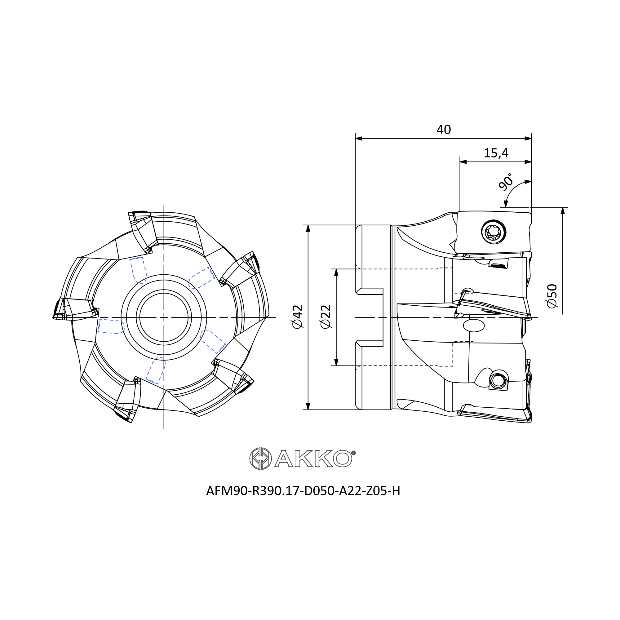 AKKO AFM90-R390.17-D050-A22-Z05-H — фото 3