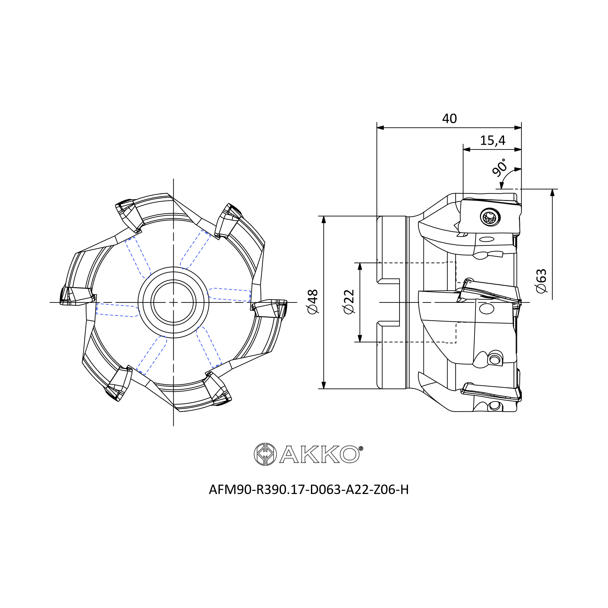 AKKO AFM90-R390.17-D063-A22-Z06-H — фото 3