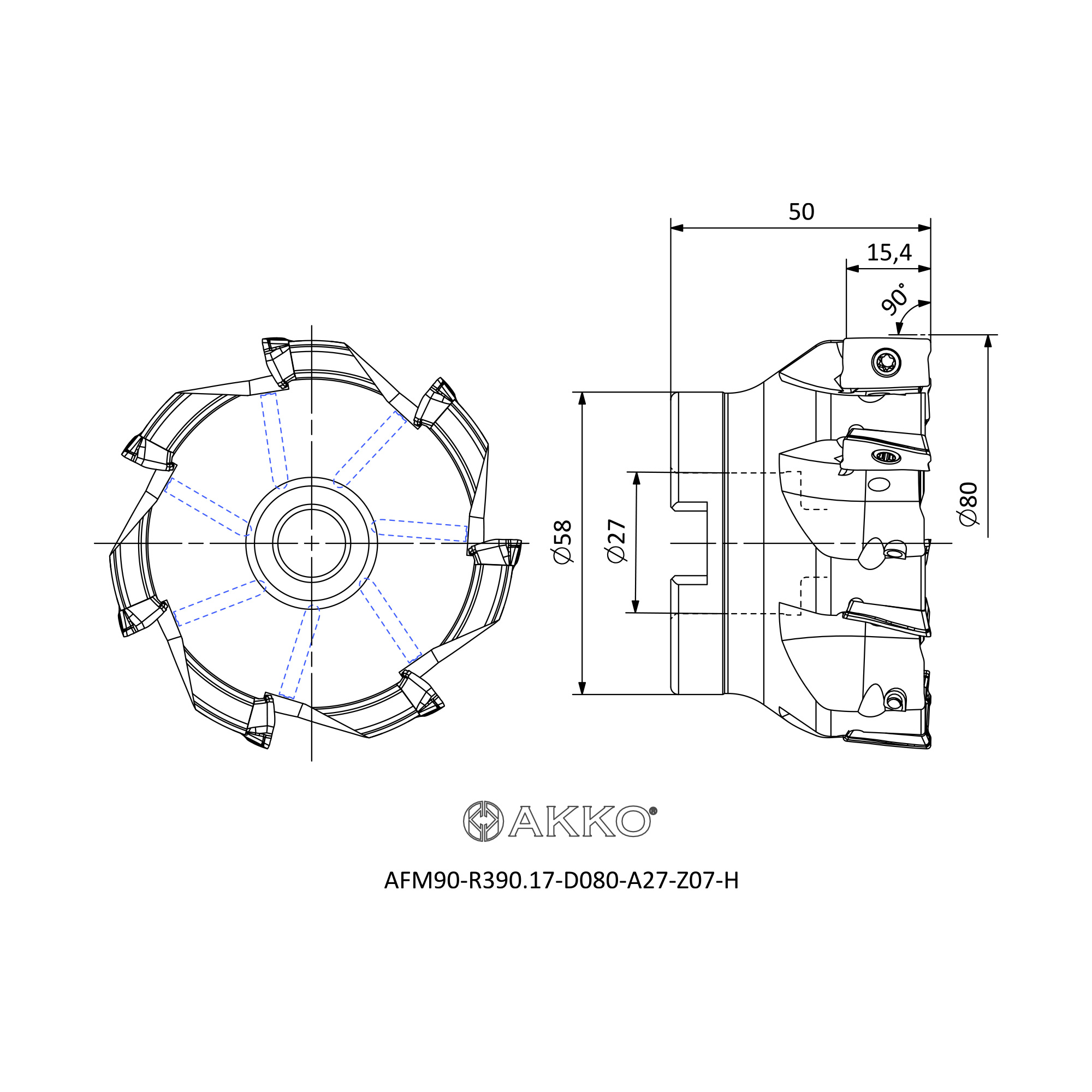 AKKO AFM90-R390.17-D080-A27-Z07-H — фото 3