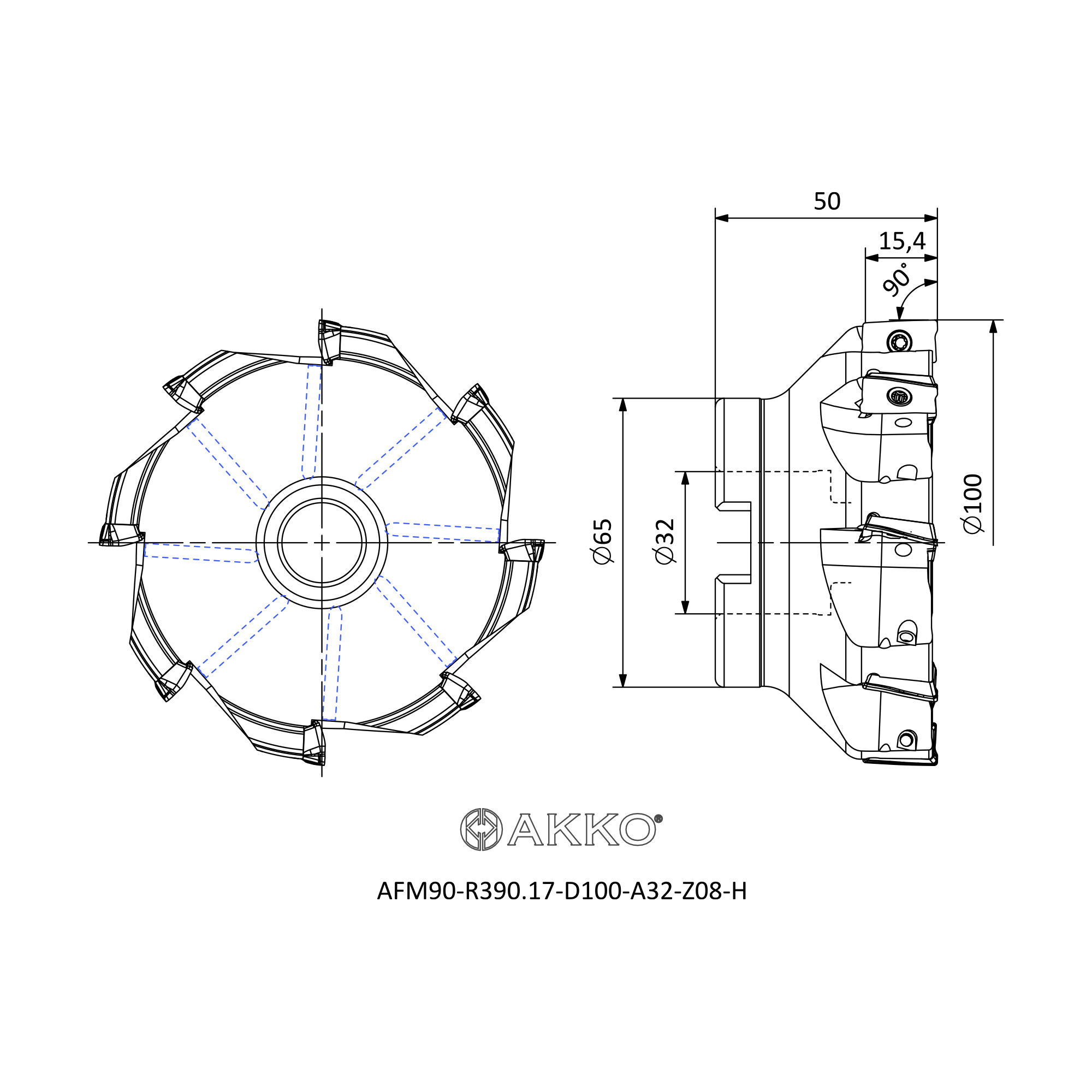 AKKO AFM90-R390.17-D100-A32-Z08-H — фото 3