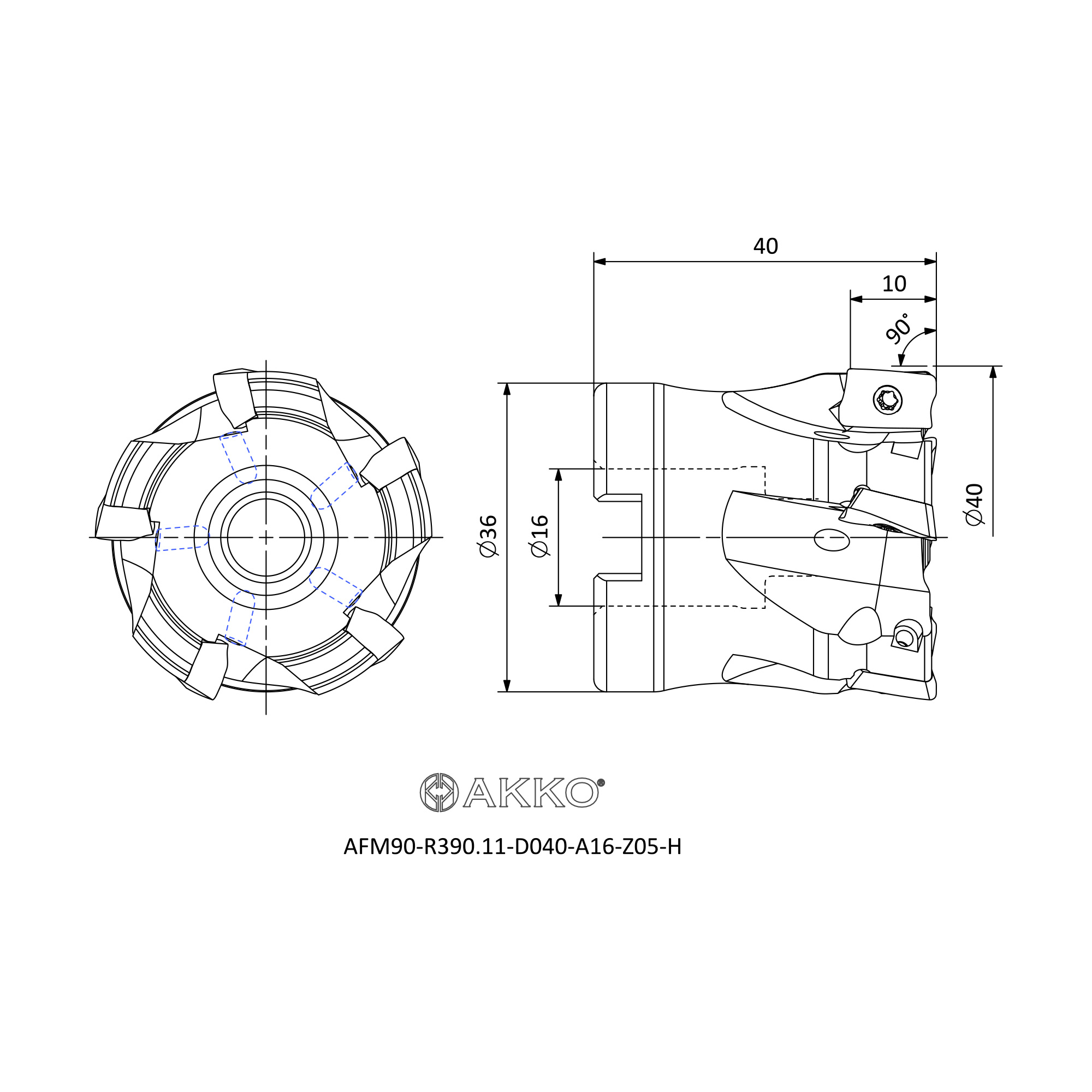 AKKO AFM90-R390.11-D040-A16-Z05-H — фото 3