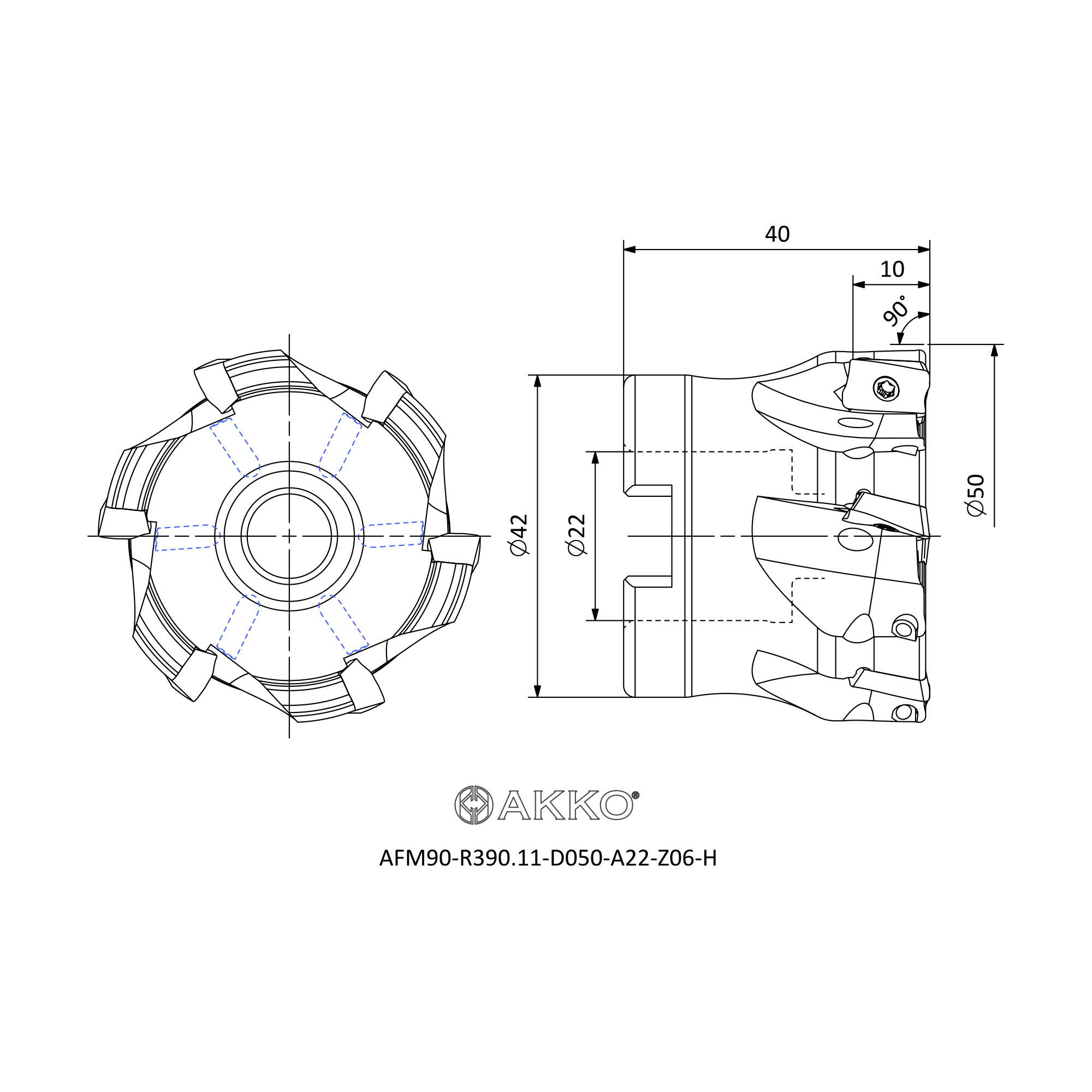 AKKO AFM90-R390.11-D050-A22-Z06-H — фото 3