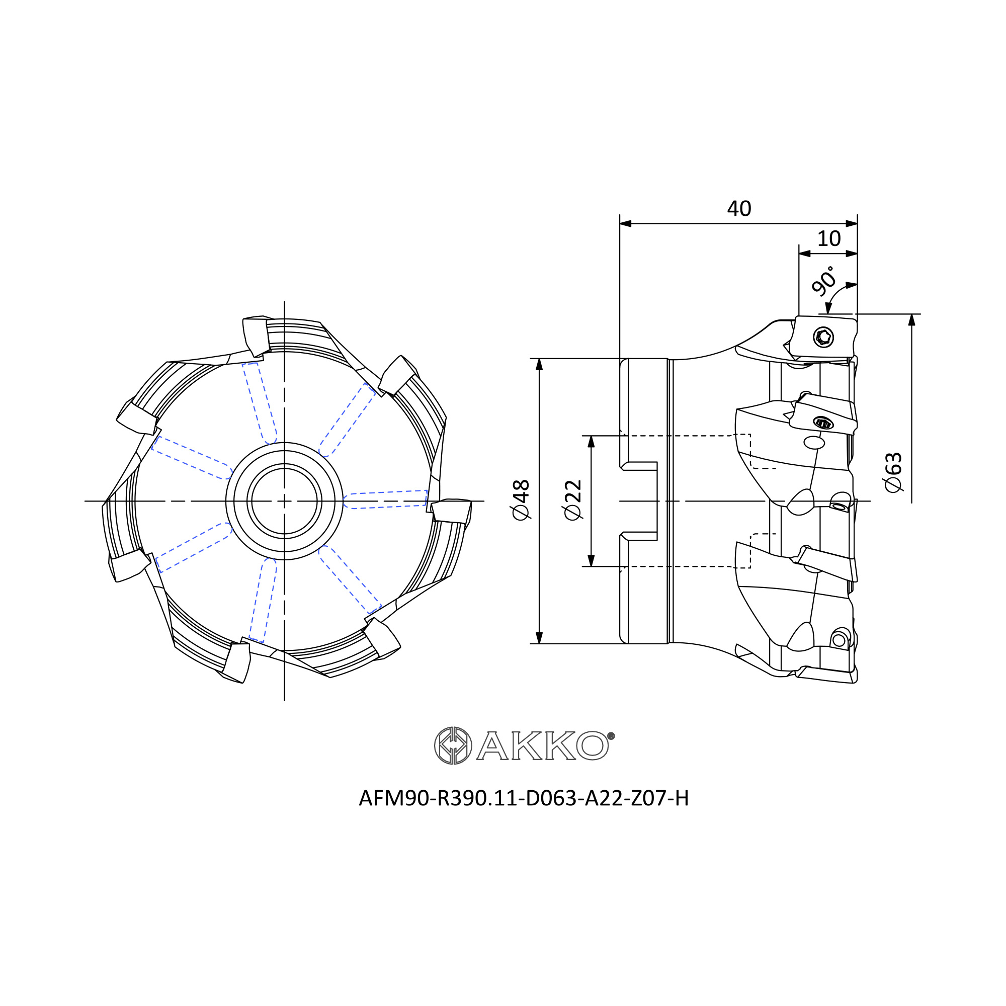 AKKO AFM90-R390.11-D063-A22-Z07-H — фото 3