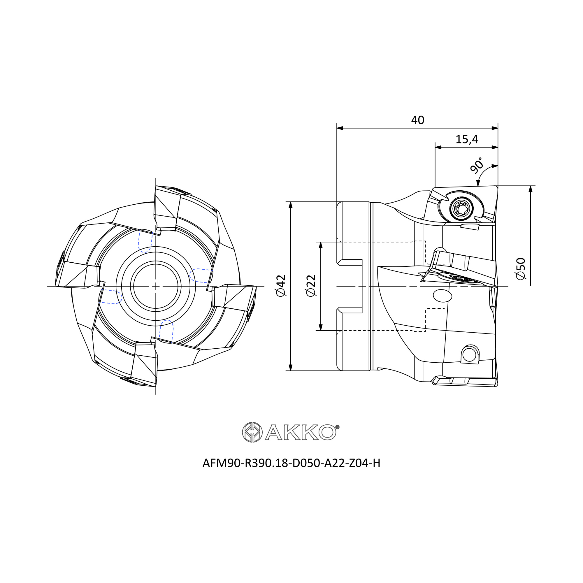 AKKO AFM90-R390.18-D050-A22-Z04-H — фото 3