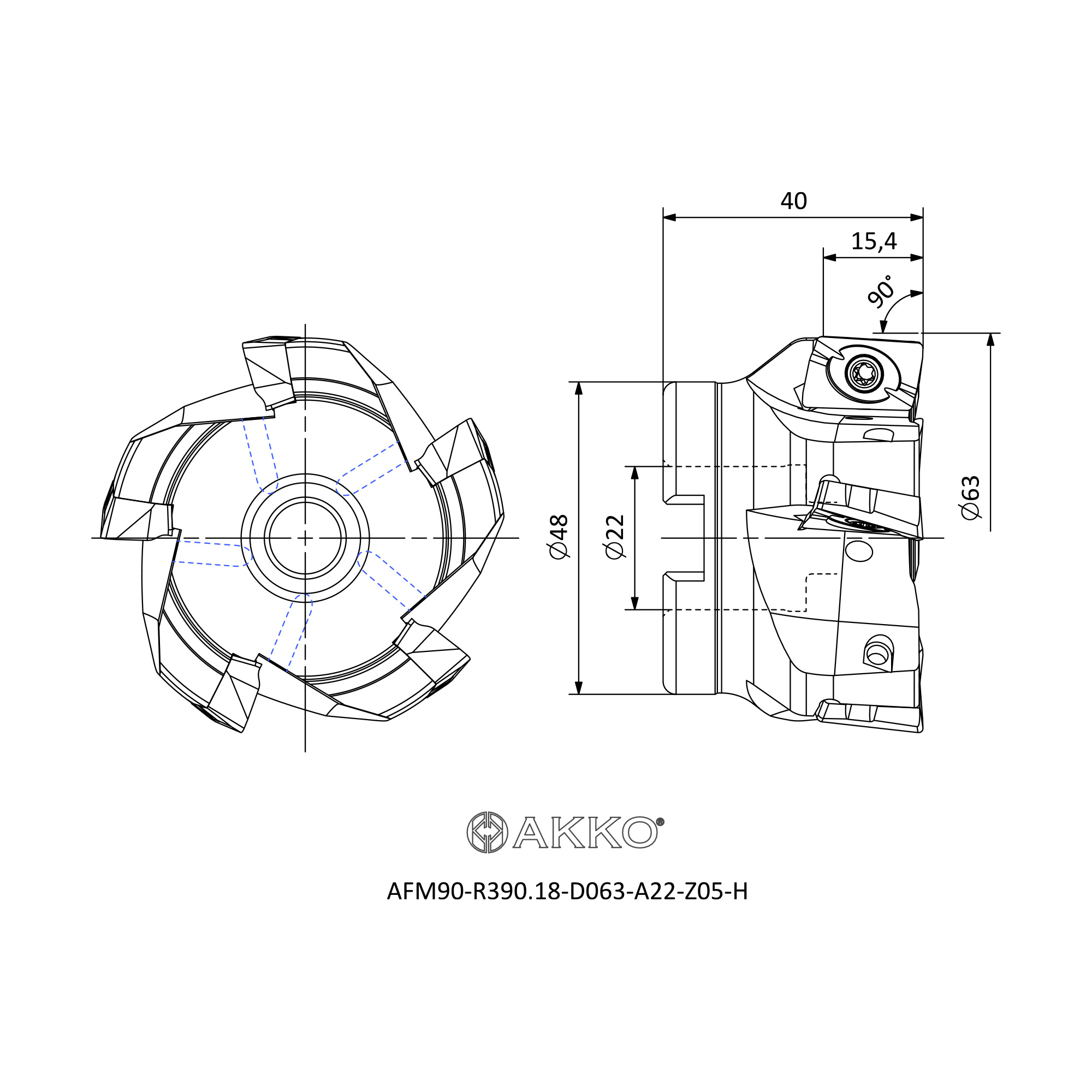 AKKO AFM90-R390.18-D063-A22-Z05-H — фото 3