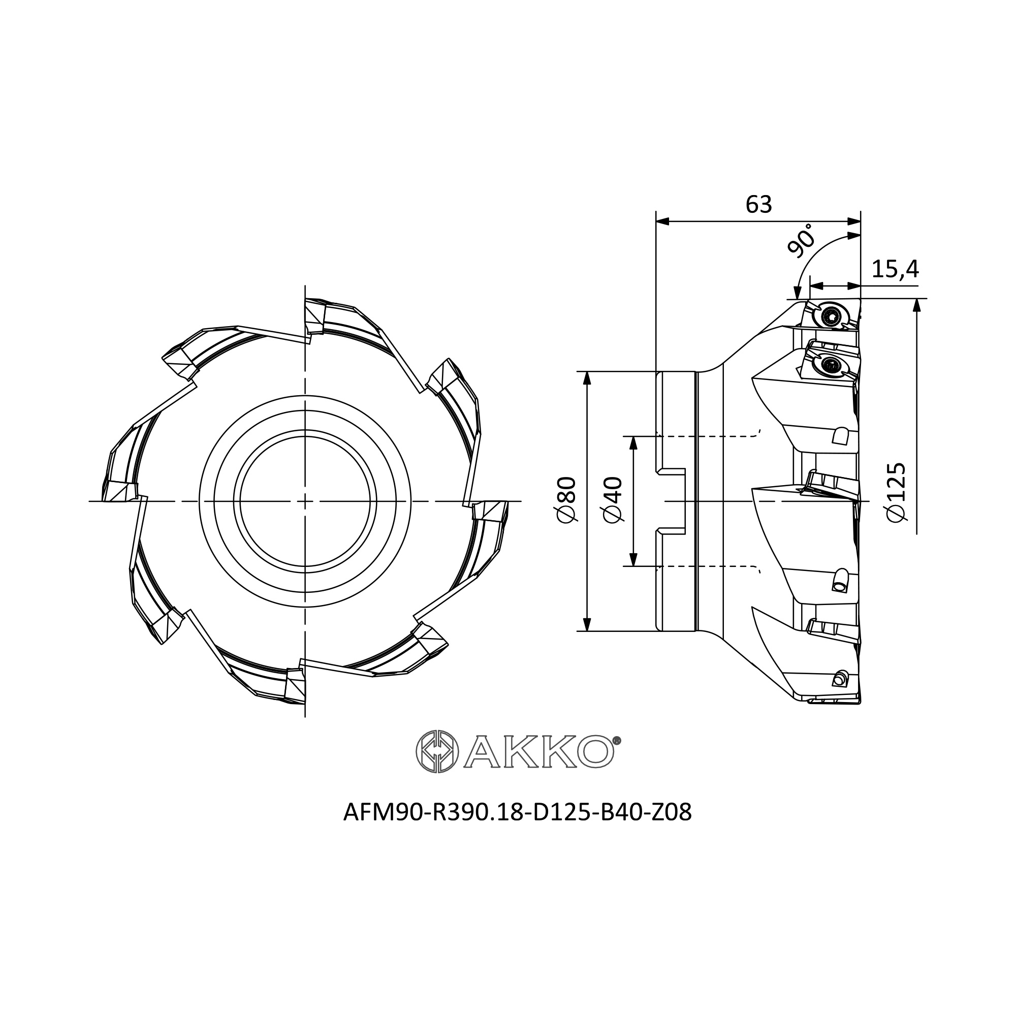 AKKO AFM90-R390.18-D125-B40-Z08 — фото 3