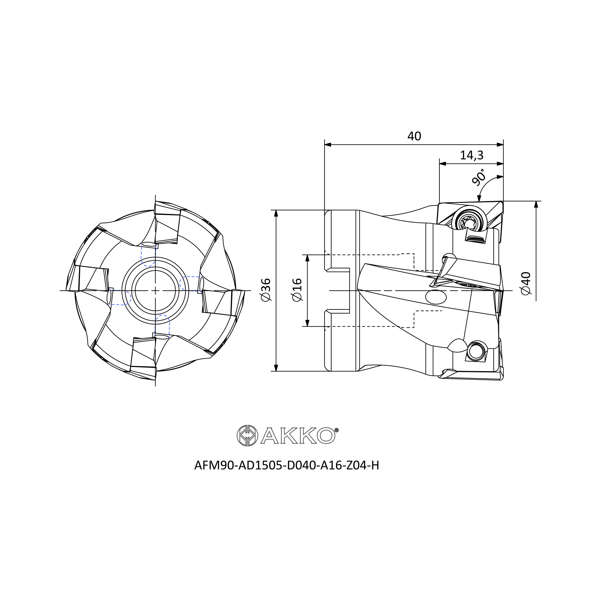 AKKO AFM90-AD1505-D040-A16-Z04-H — фото 3