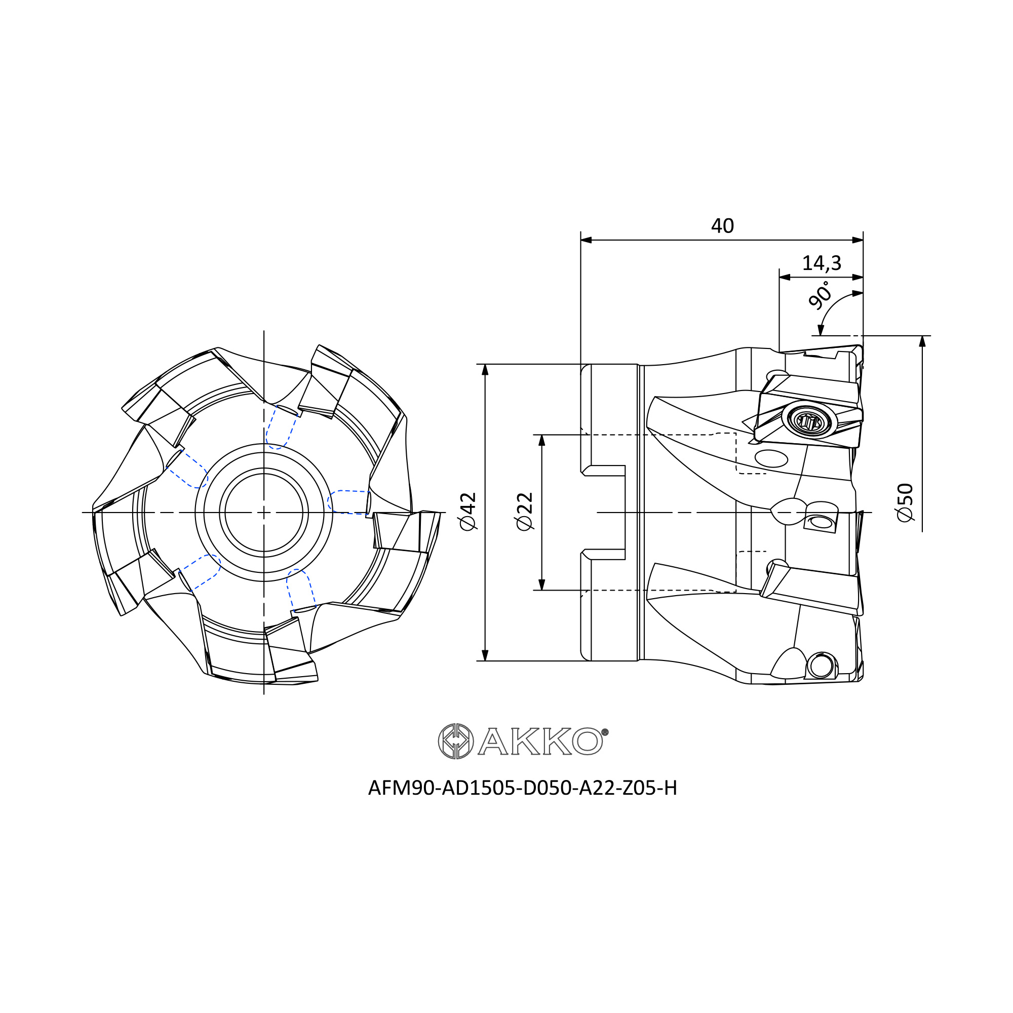 AKKO AFM90-AD1505-D050-A22-Z05-H — фото 3