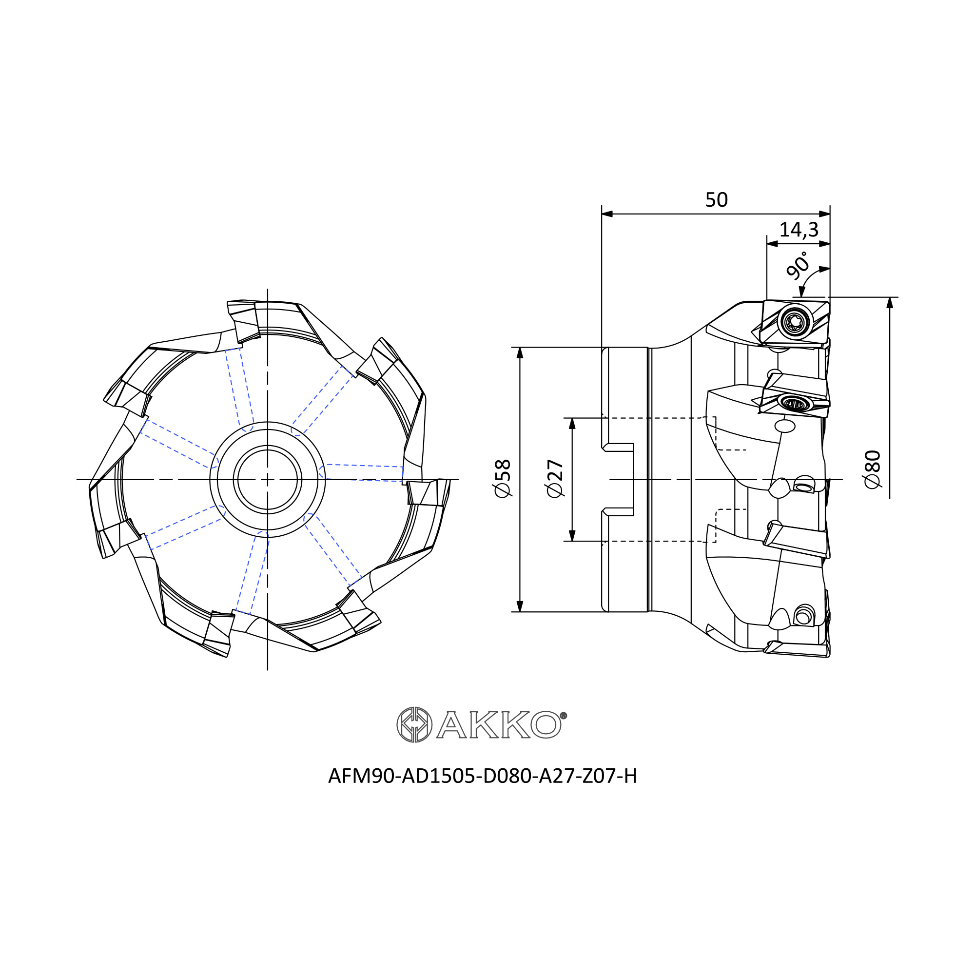 AKKO AFM90-AD1505-D080-A27-Z07-H — фото 3