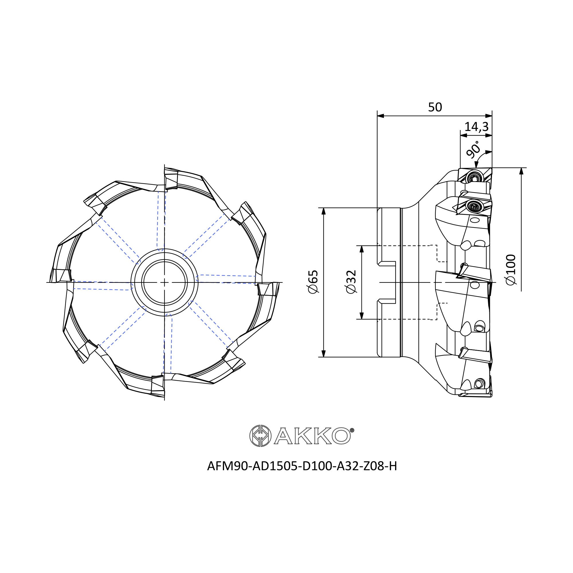 AKKO AFM90-AD1505-D100-A32-Z08-H — фото 3
