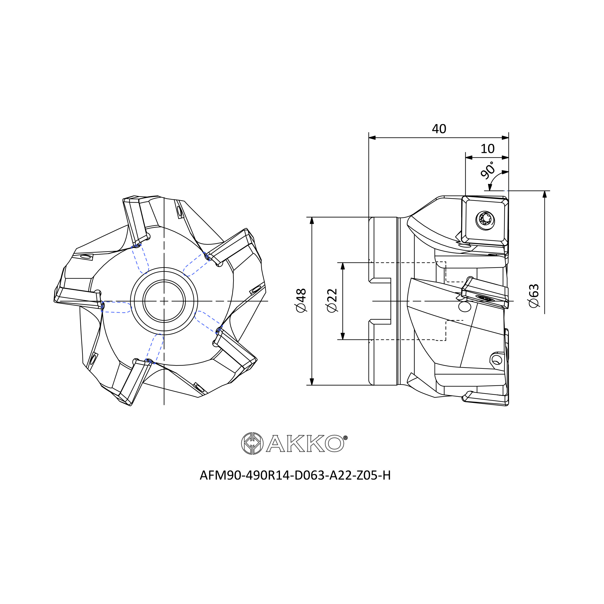 AKKO AFM90-490R14-D063-A22-Z05-H — фото 3