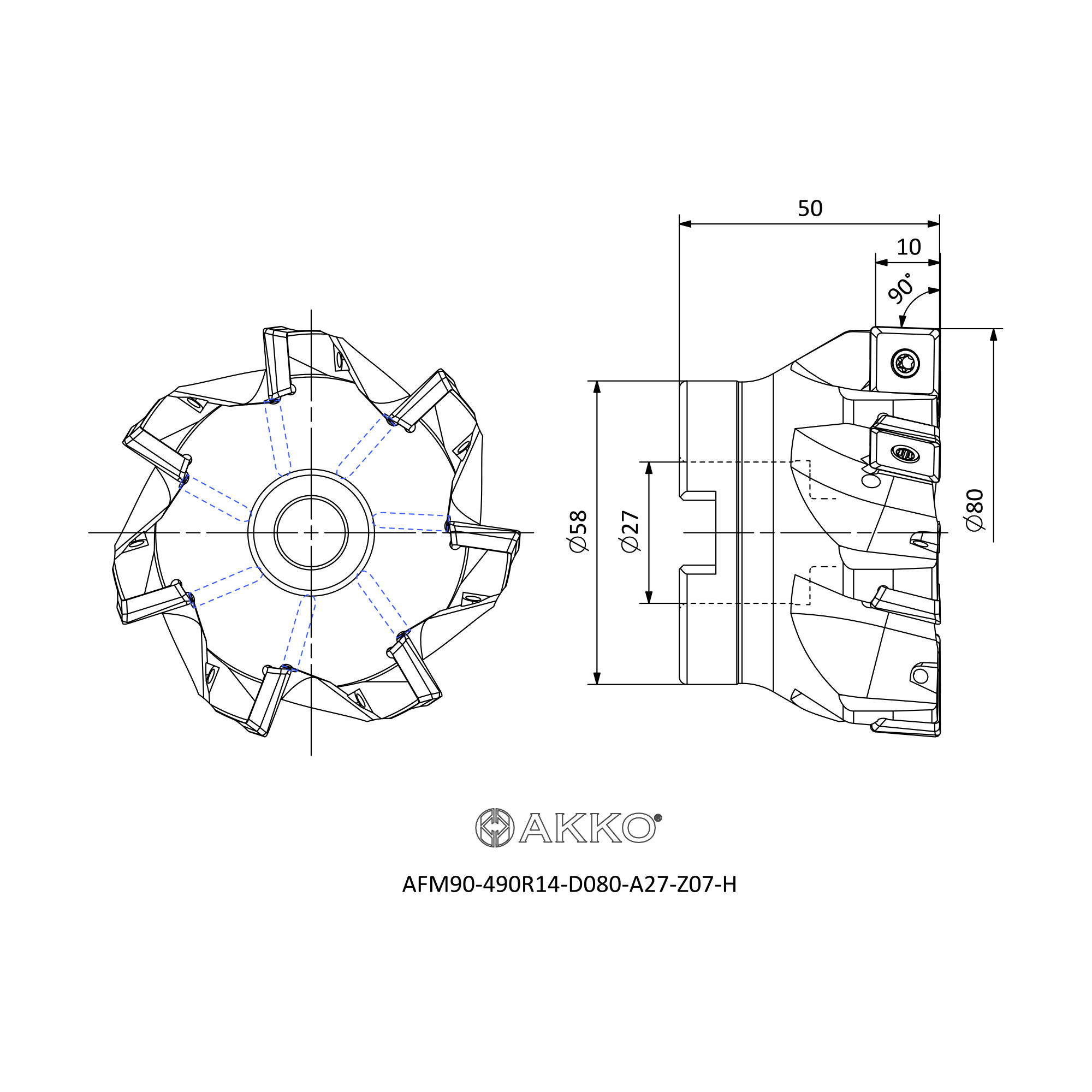 AKKO AFM90-490R14-D080-A27-Z07-H — фото 3