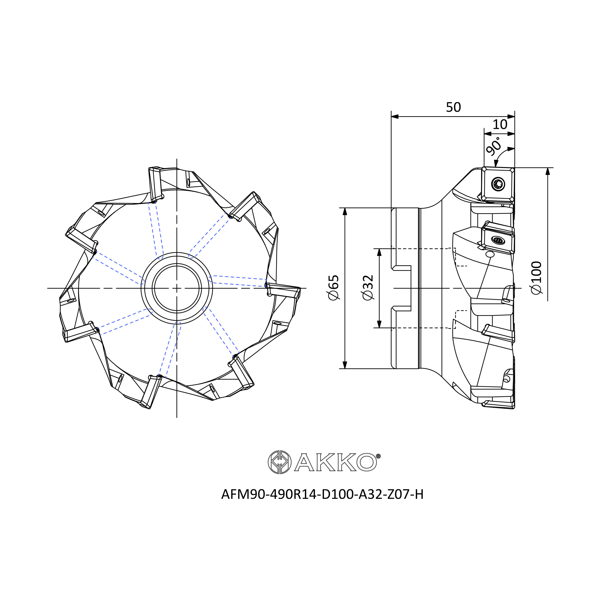 AKKO AFM90-490R14-D100-A32-Z07-H — фото 3