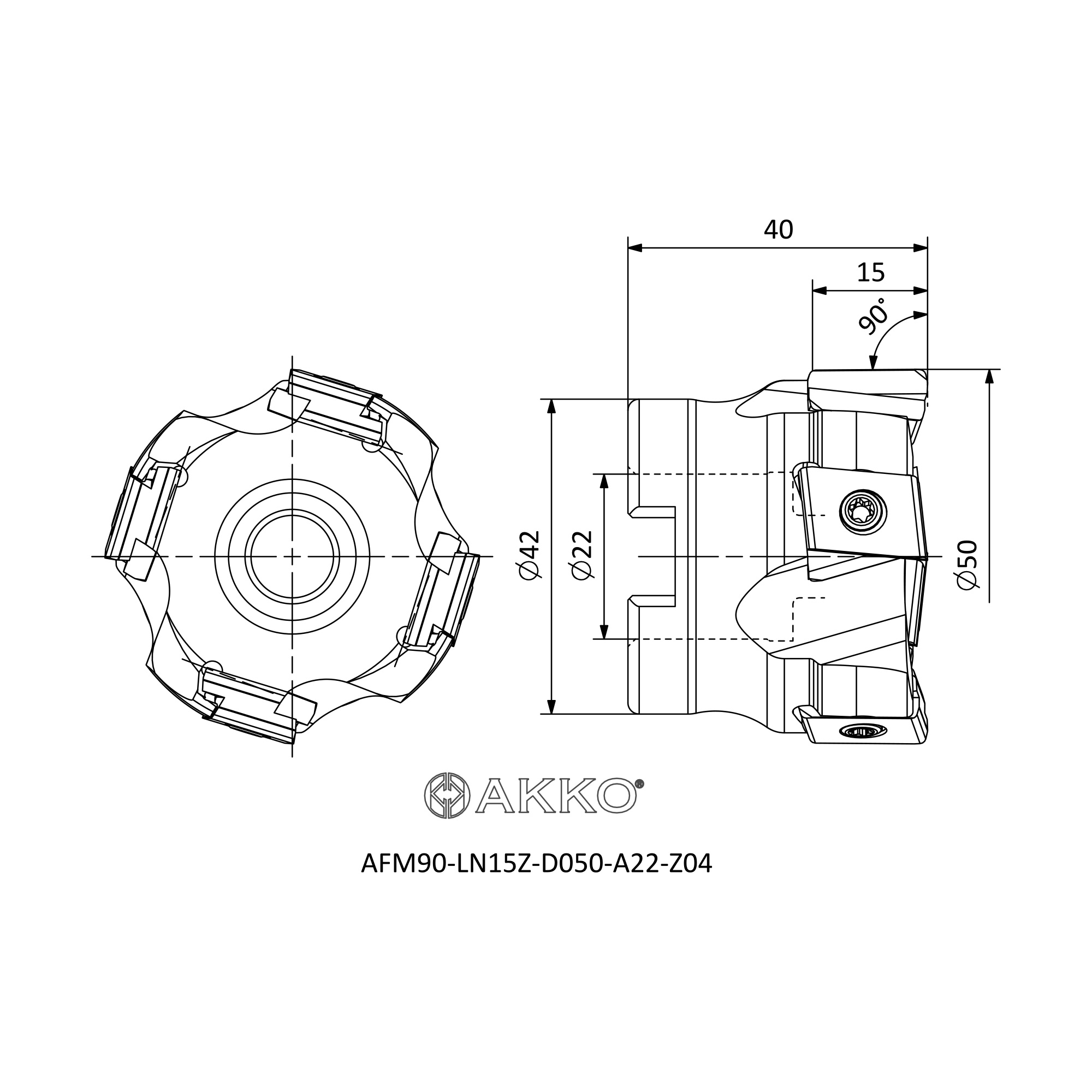 AKKO AFM90-LN15Z-D050-A22-Z04 — фото 3