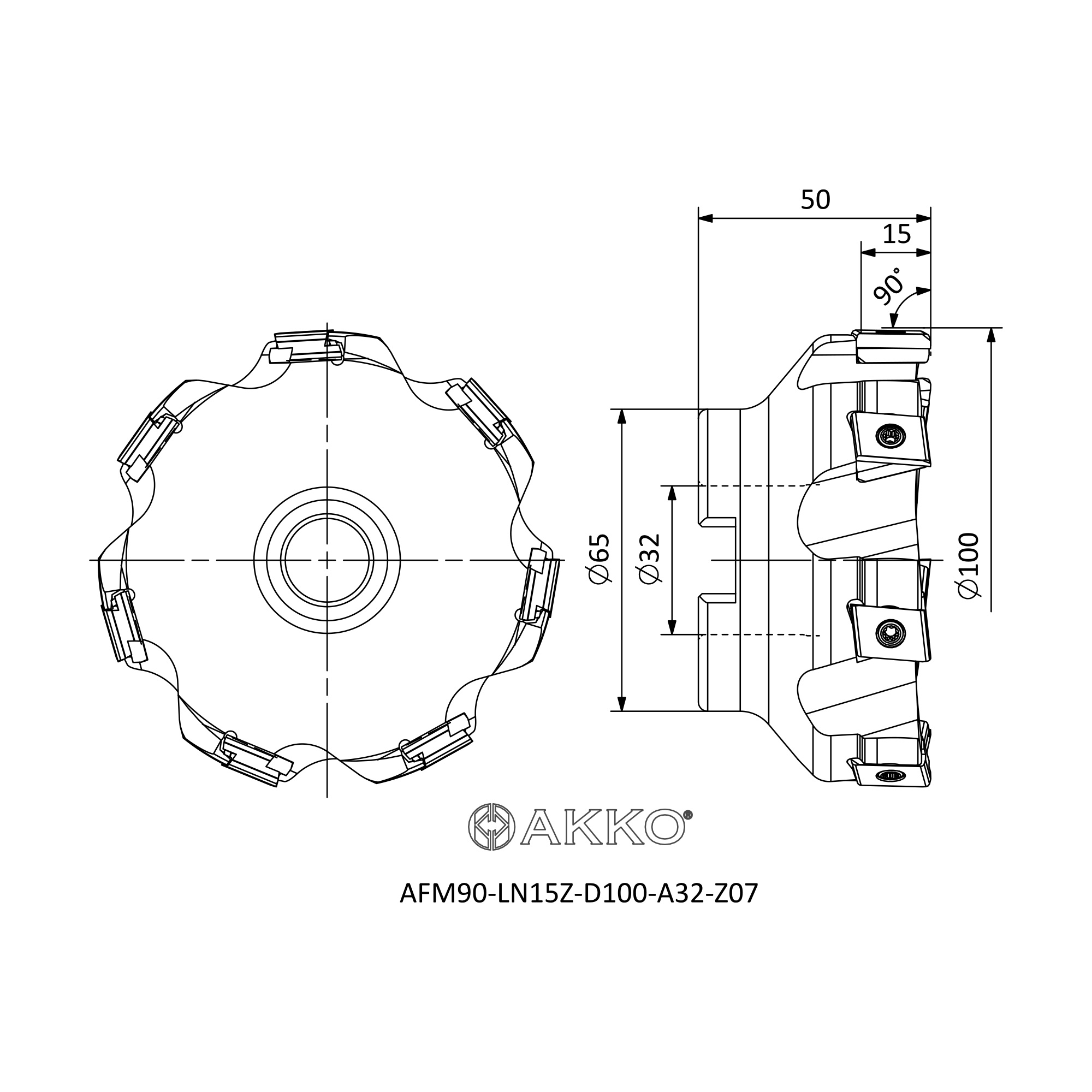 AKKO AFM90-LN15Z-D100-A32-Z07 — фото 3