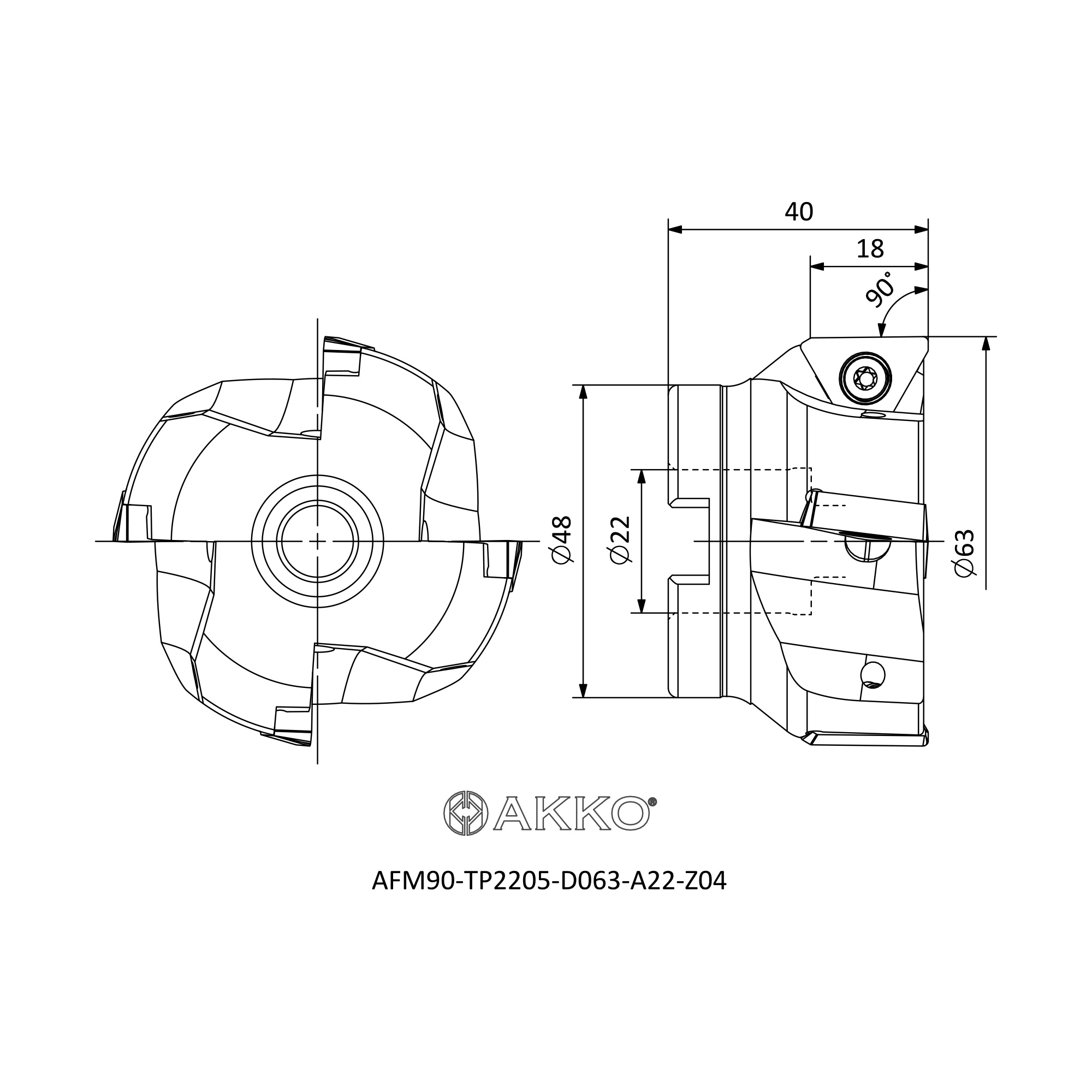 AKKO AFM90-TP2205-D063-A22-Z04 — фото 3