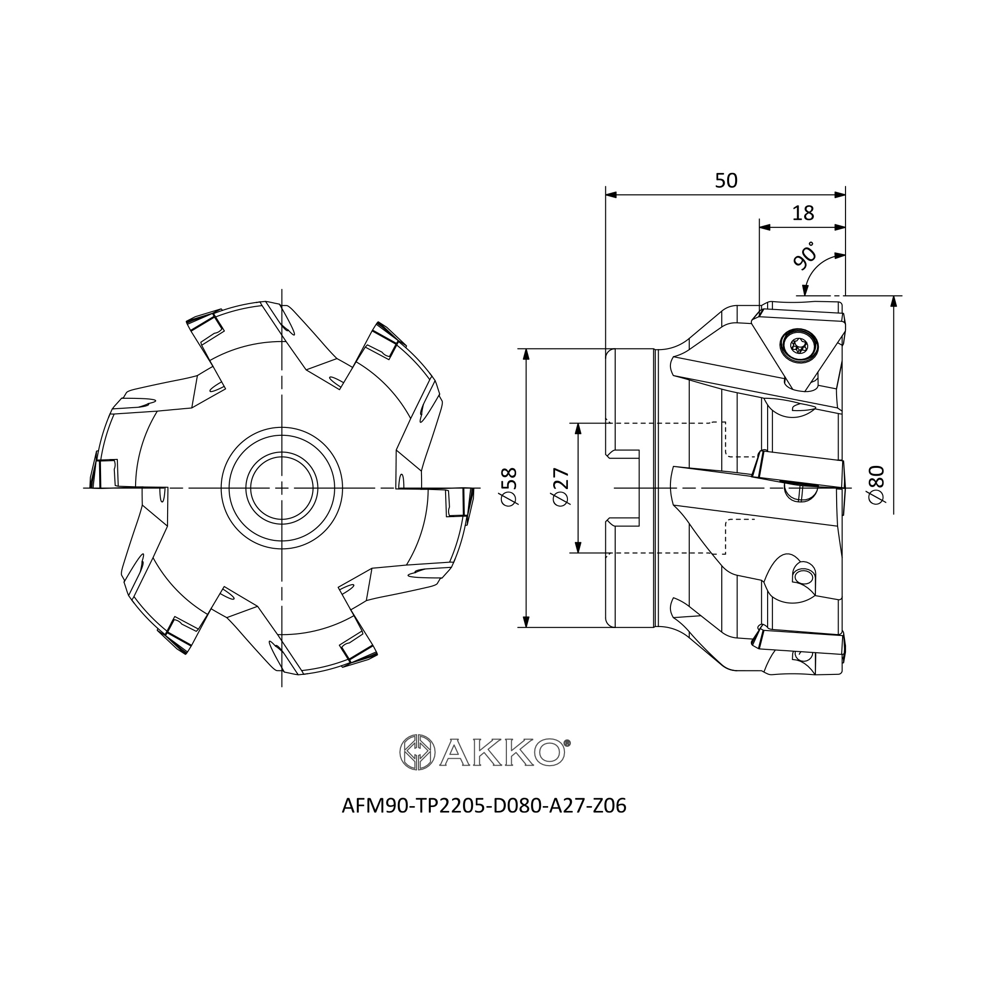 AKKO AFM90-TP2205-D080-A27-Z06 — фото 3